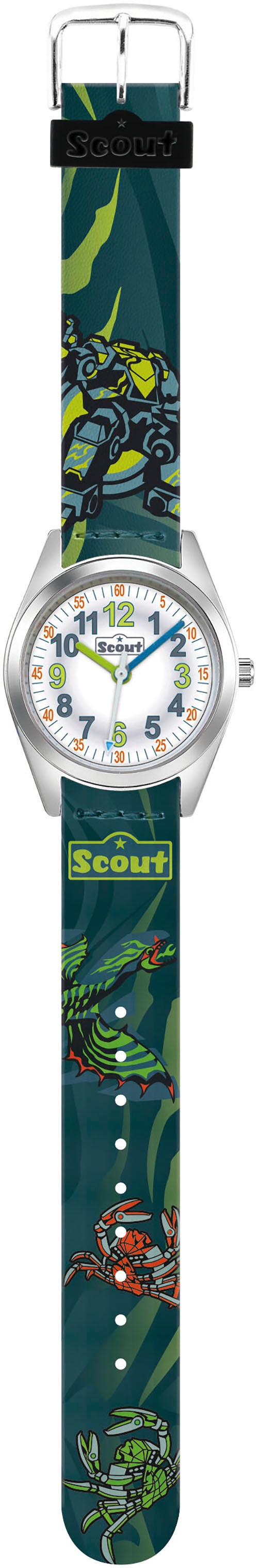 Scout Quarzuhr »Classic«, Armbanduhr, Kinderuhr, Geschenkidee, Schulanfang, Jungen, Drachen
