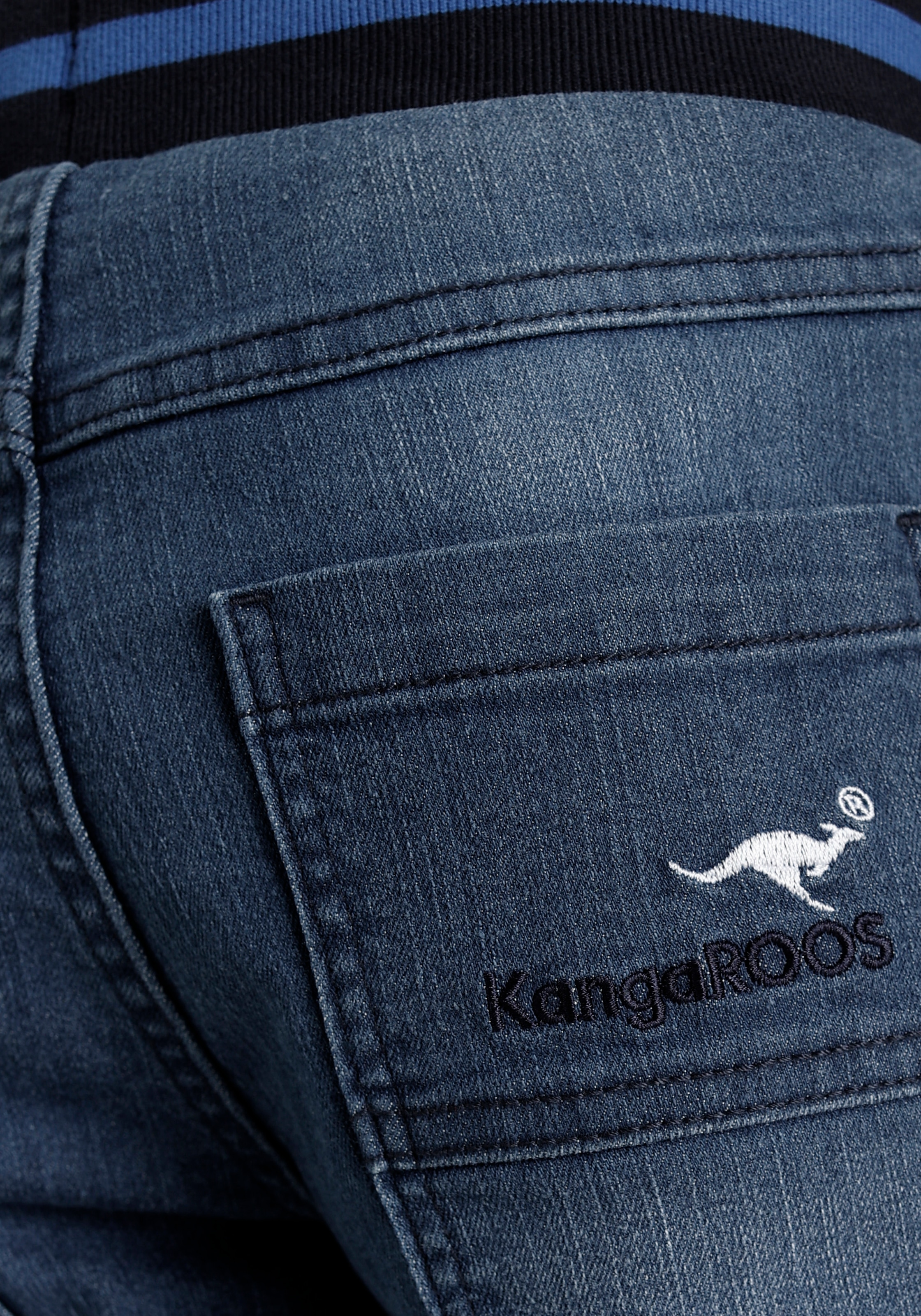 KangaROOS Stretch-Jeans »Denim«, authentischer bestellen bei Waschung OTTO in