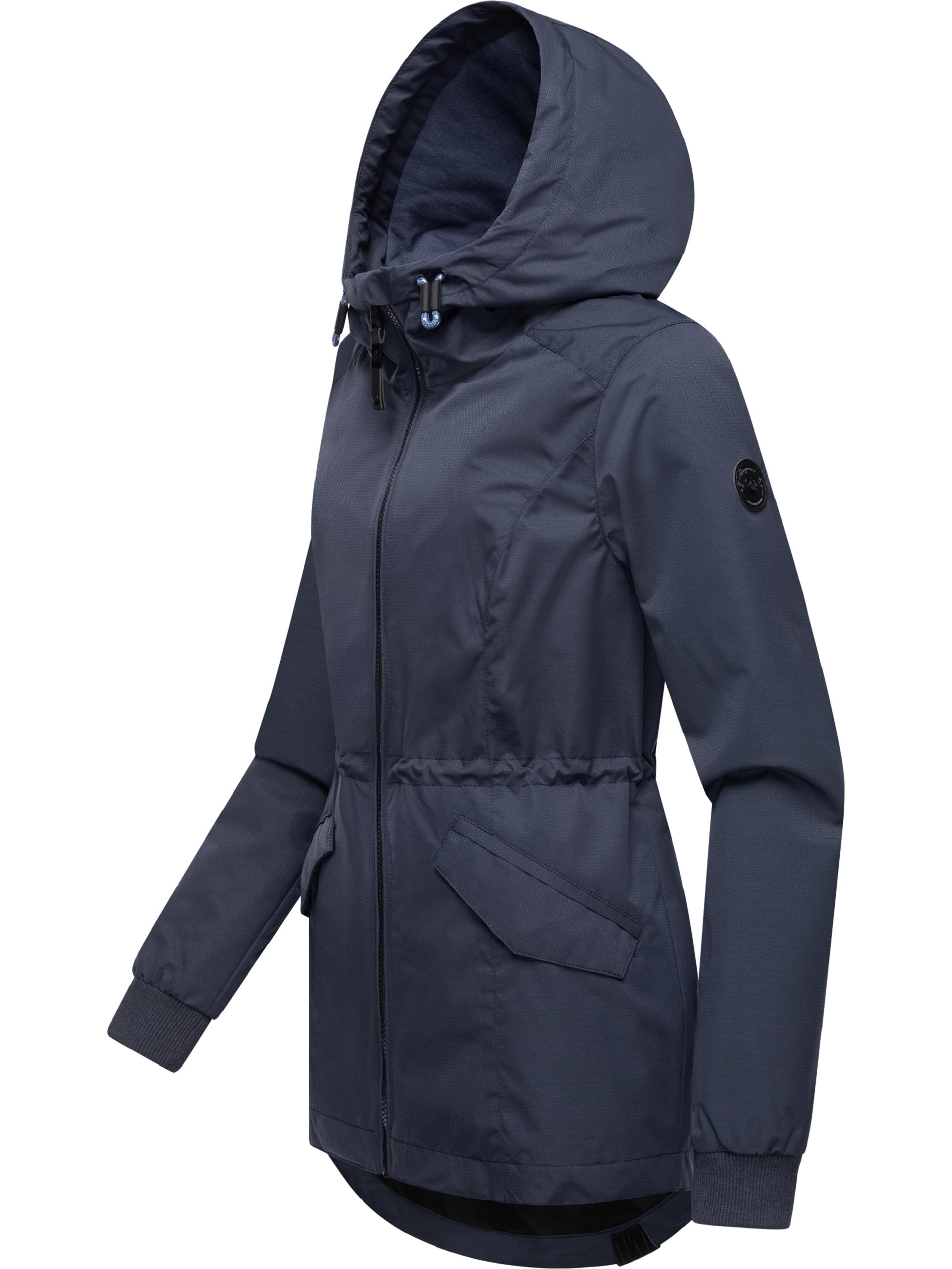 Ragwear Outdoorjacke »Übergangsjacke Dowey Tech«, mit Kapuze, stylische wasserdichte Übergangsjacke mit großer Kapuze
