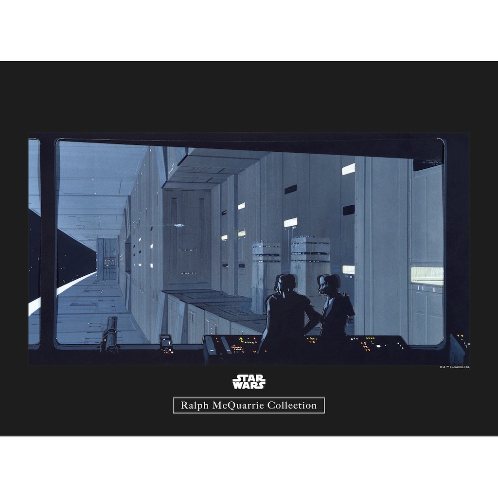 Komar Poster »Star Wars Classic RMQ Death Star Control«, Star Wars, (1 St.)