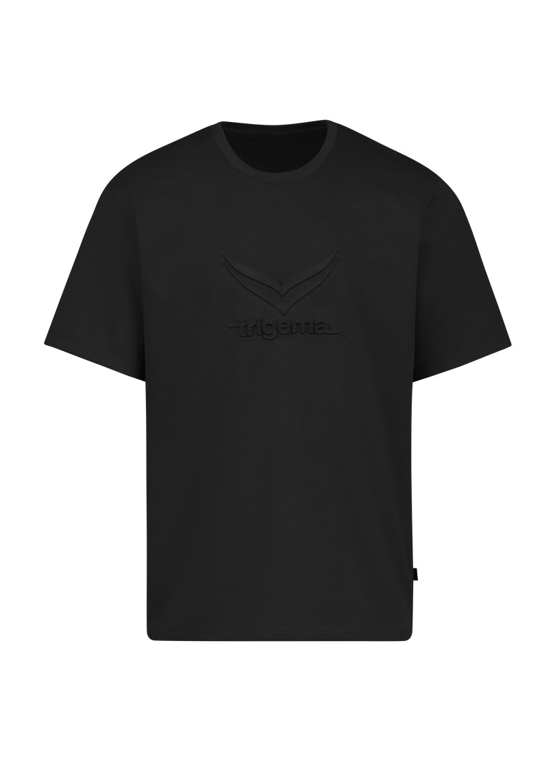 Trigema T-Shirt »TRIGEMA Heavy Oversized T-Shirt mit 3D-Motiv«, (1 tlg.)