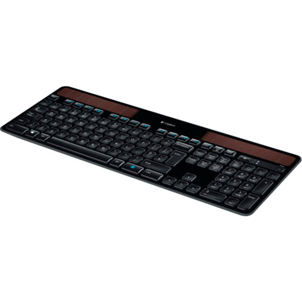 Logitech Tastatur »Wireless Solar Keyboard K750 - DE-Layout«, (Ziffernblock)