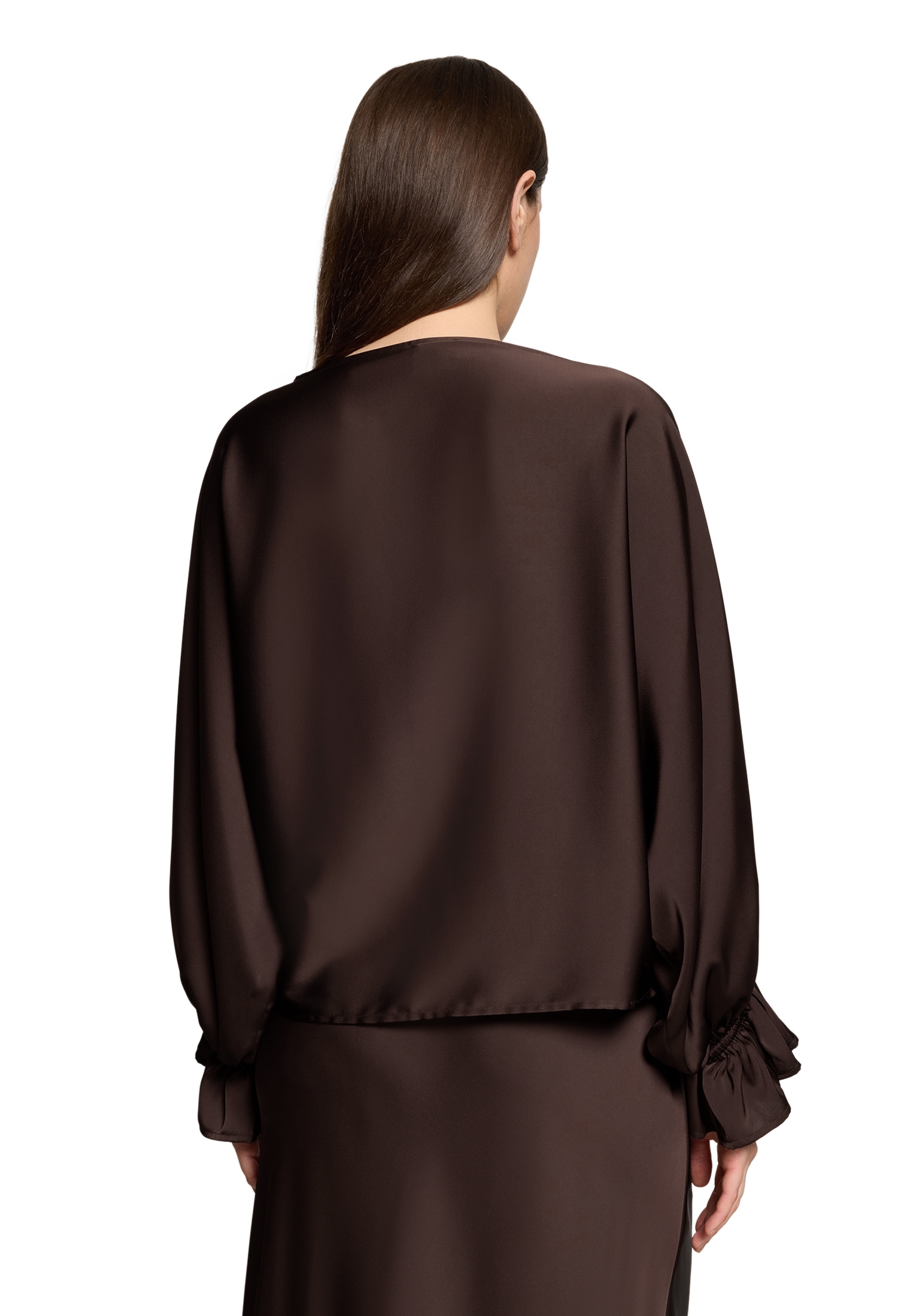 Vera Mont Satinbluse »Satin-Bluse mit Fledermausärmeln«