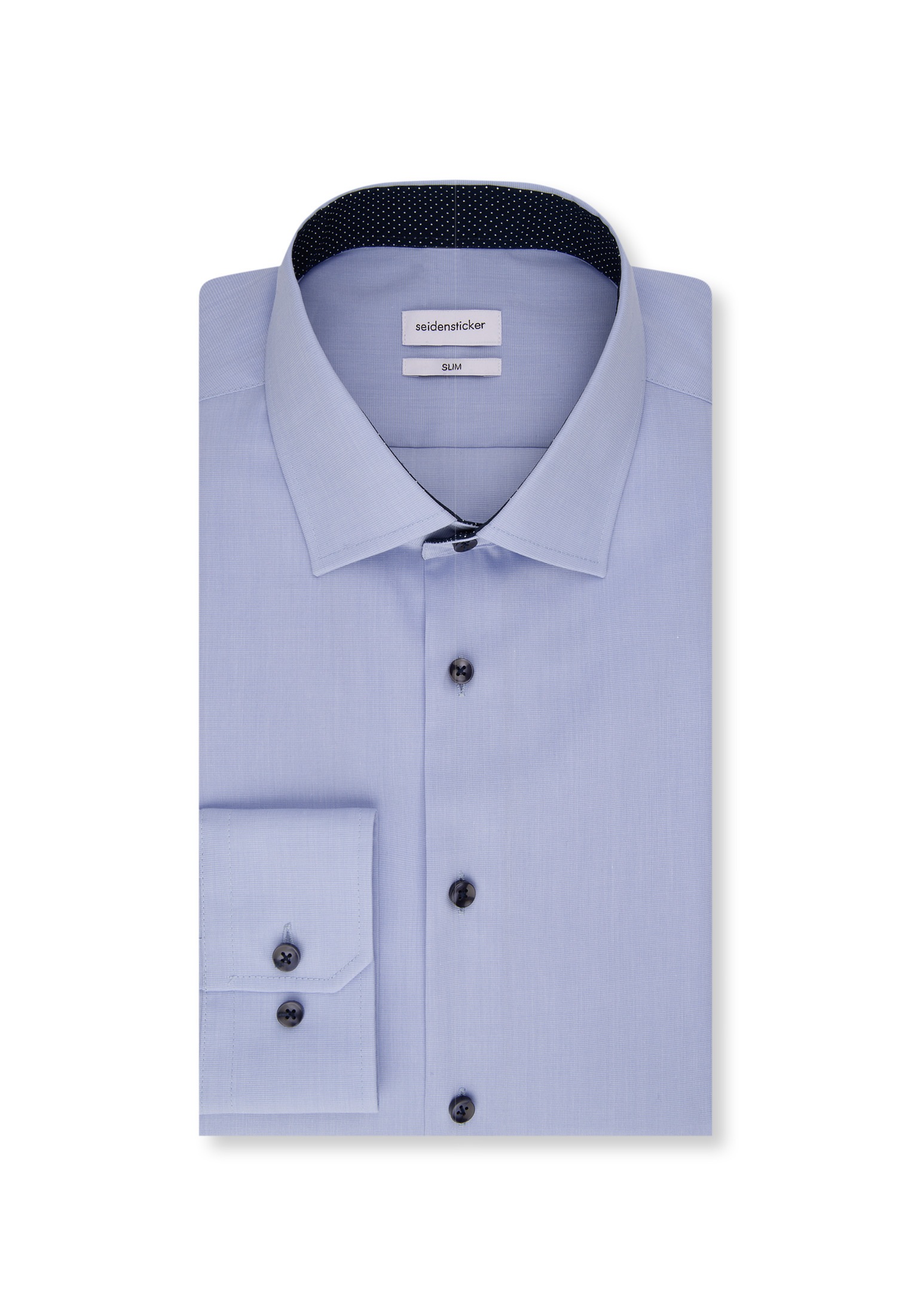 seidensticker Businesshemd »Schwarze Rose« Slim 1/1 Kentkragen Uni