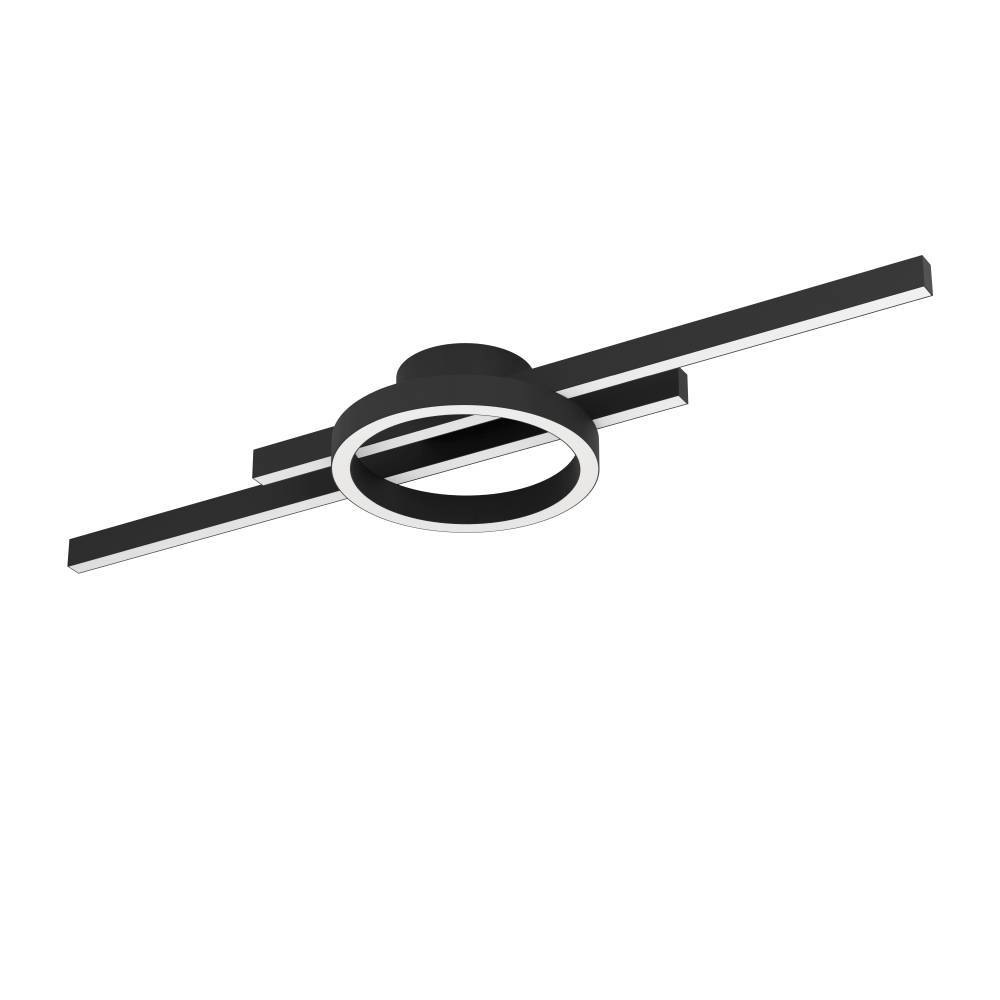 EGLO Deckenleuchte »AMANDOLO« LED-Modul 1 Stk. RGB | warmweiß - kaltweiß dimmbare Deckenlampe, Fernbedienung, Metall, RGB Backlight