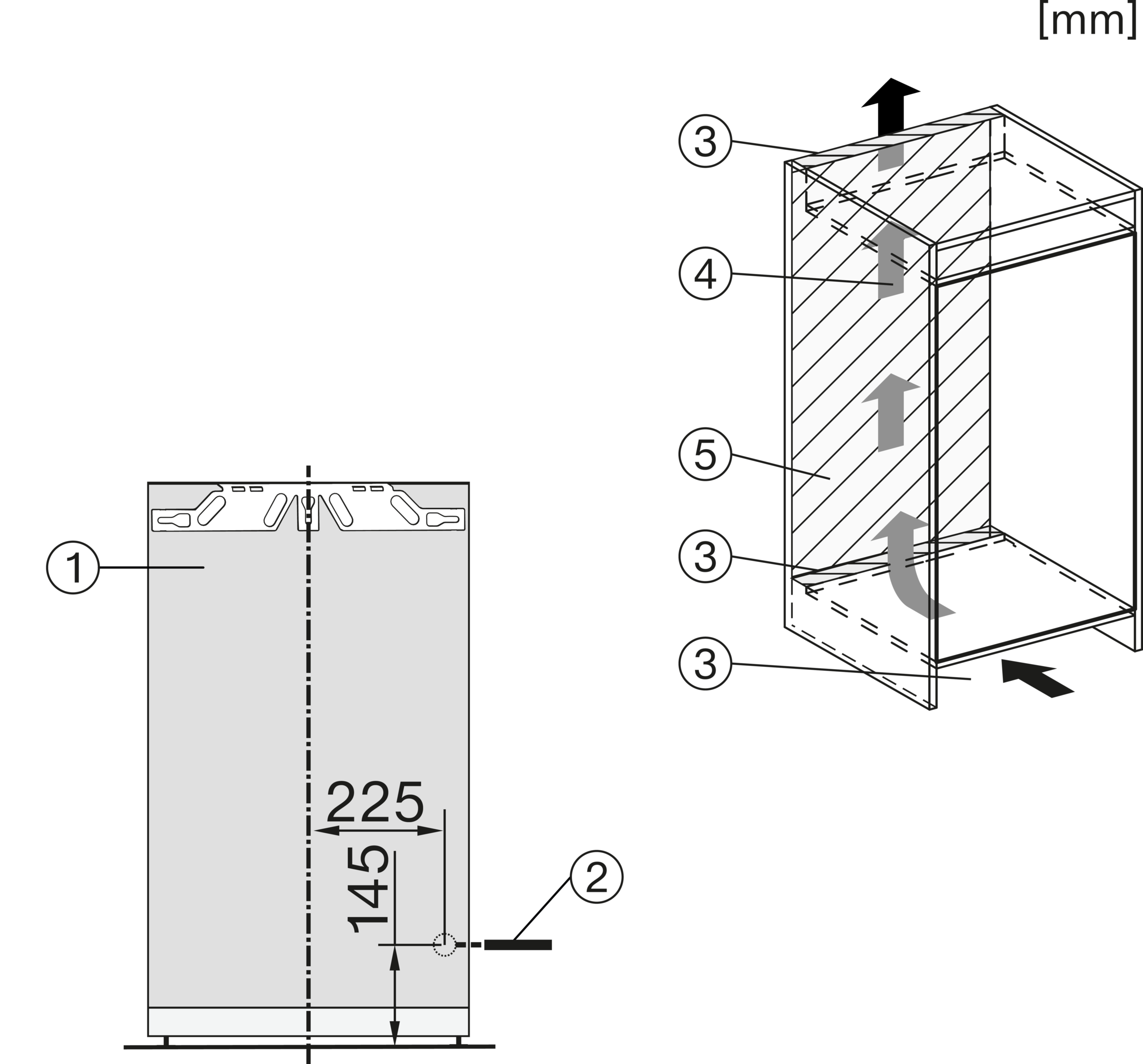 Miele Einbaukühlschrank »K 7237 D«