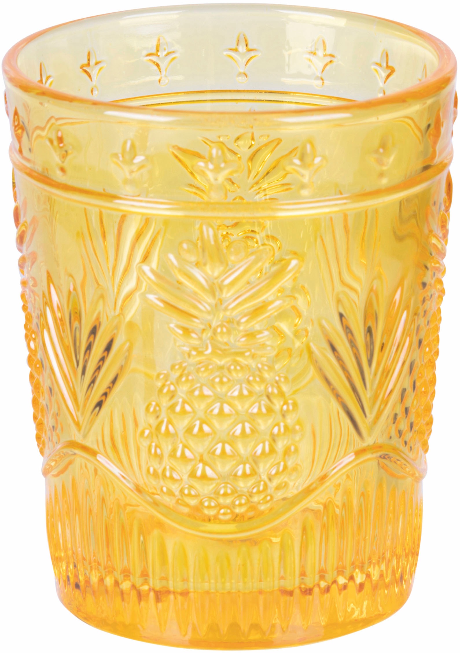 Villa d'Este Gläser-Set »Piňa bunt 250 ml«, (Set, 4 tlg.), Wassergläser-Set, 4-teilig, Inhalt 250 ml