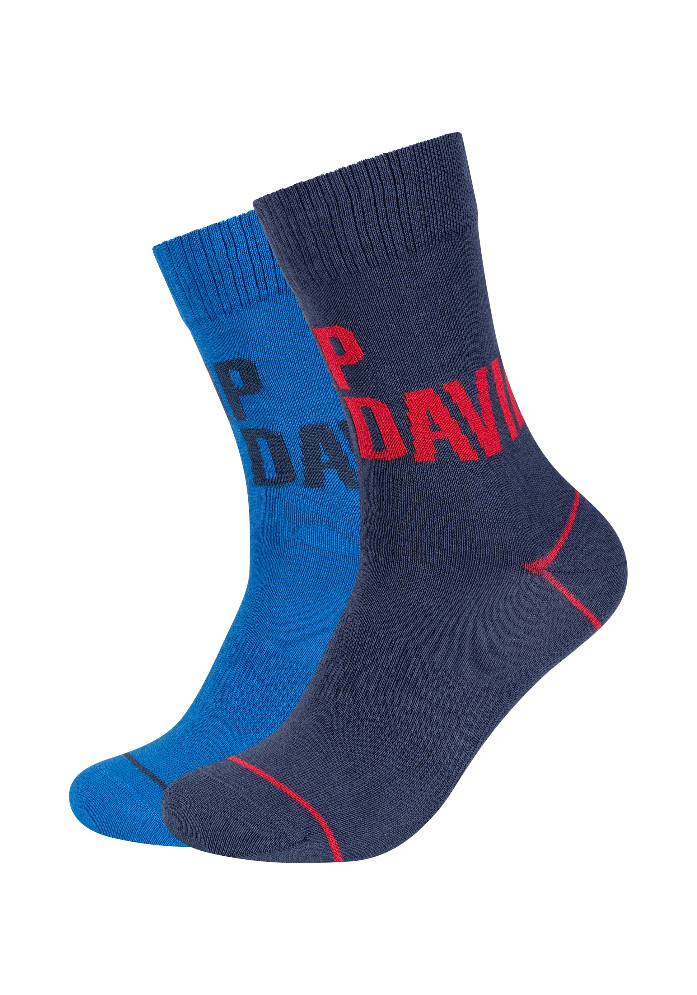CAMP DAVID Socken »casual«, (4 Paar), mit elastischem Bund