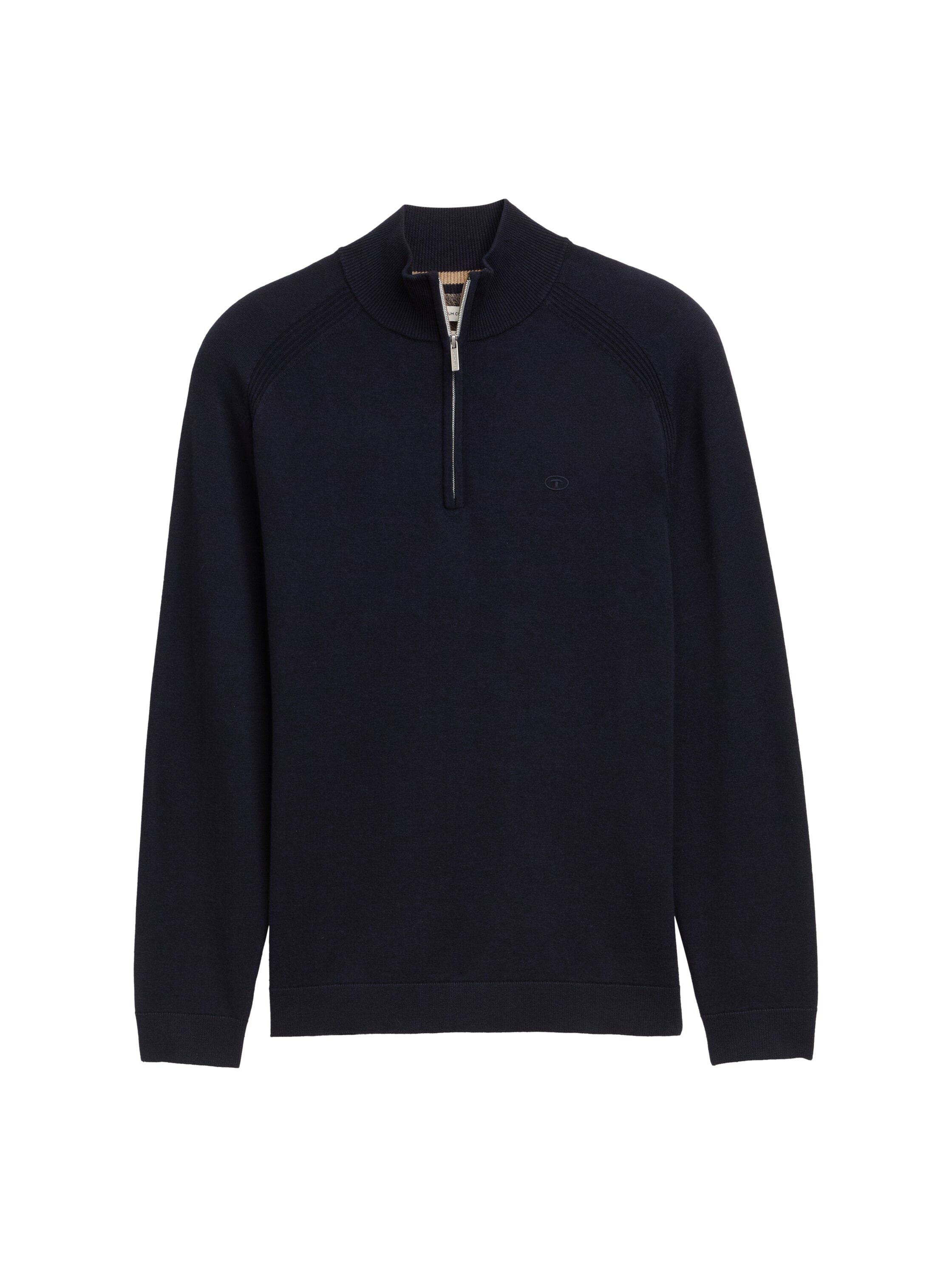 TOM TAILOR Troyer, mit Logo Stickerei