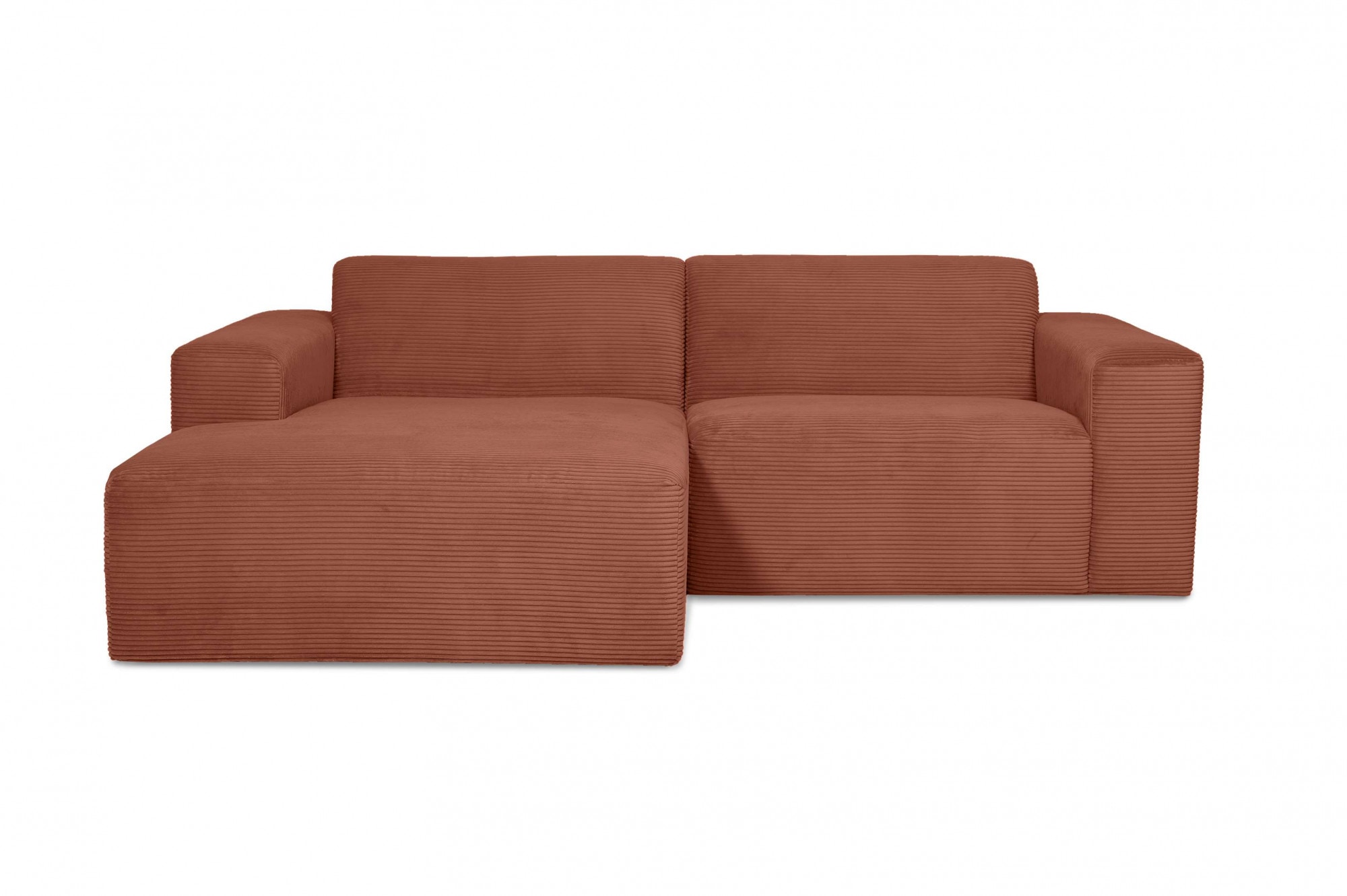 INOSIGN Ecksofa »Koa,228cm, L-Form, Modulsofa, Webstoff, Cord, Struktur«, Designsofa, weicher Lounge-Sitzkomfort, Welleunterfederung, bodentief