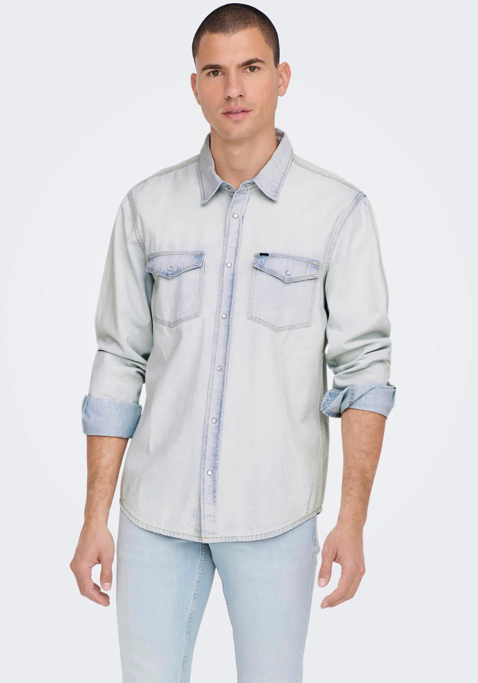 Jeanshemd »OS ONSBANE DENIM SHIRT«