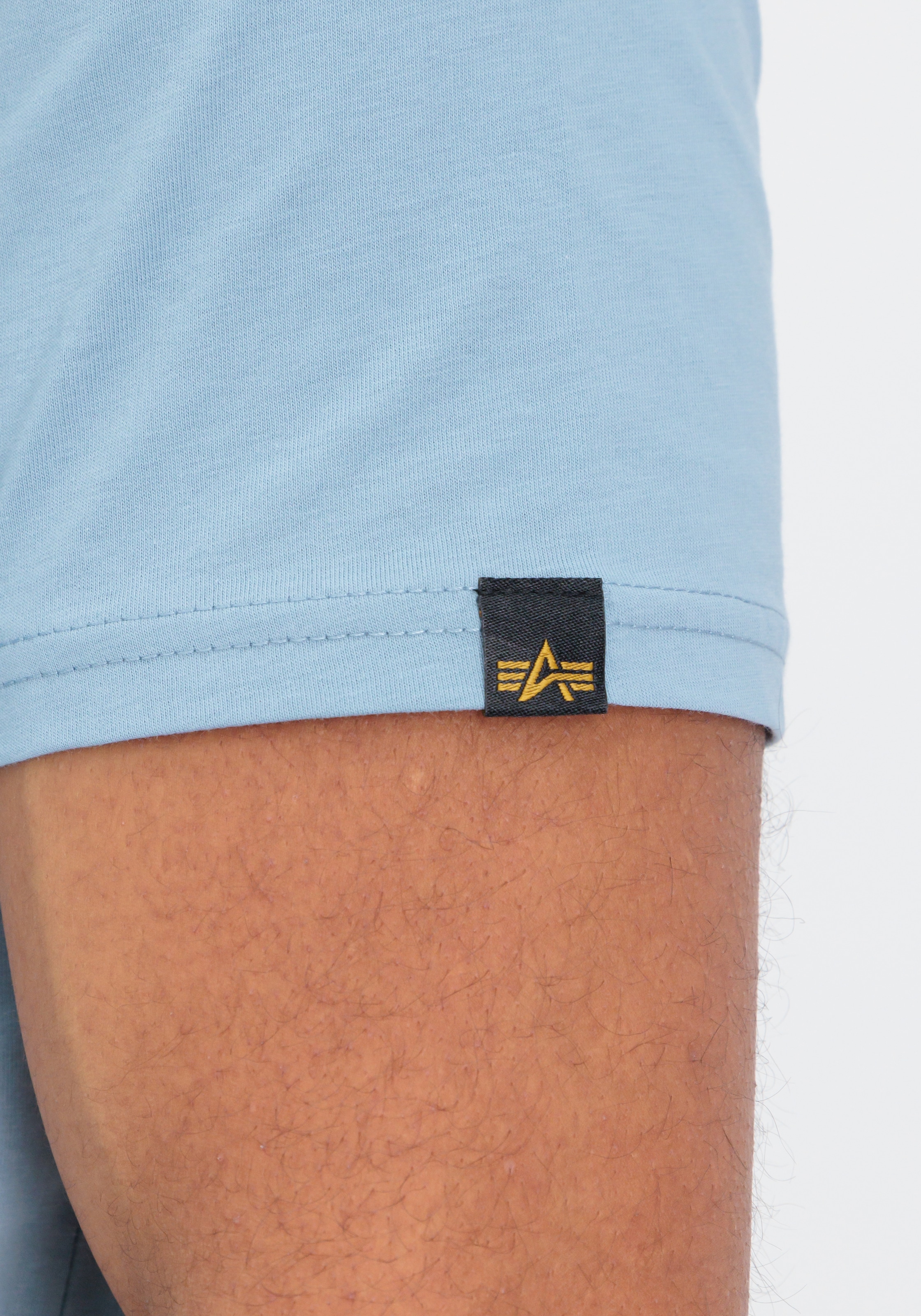 Alpha Industries Rundhalsshirt »BASIC T SMALL LOGO« Baumwolle, regular fit