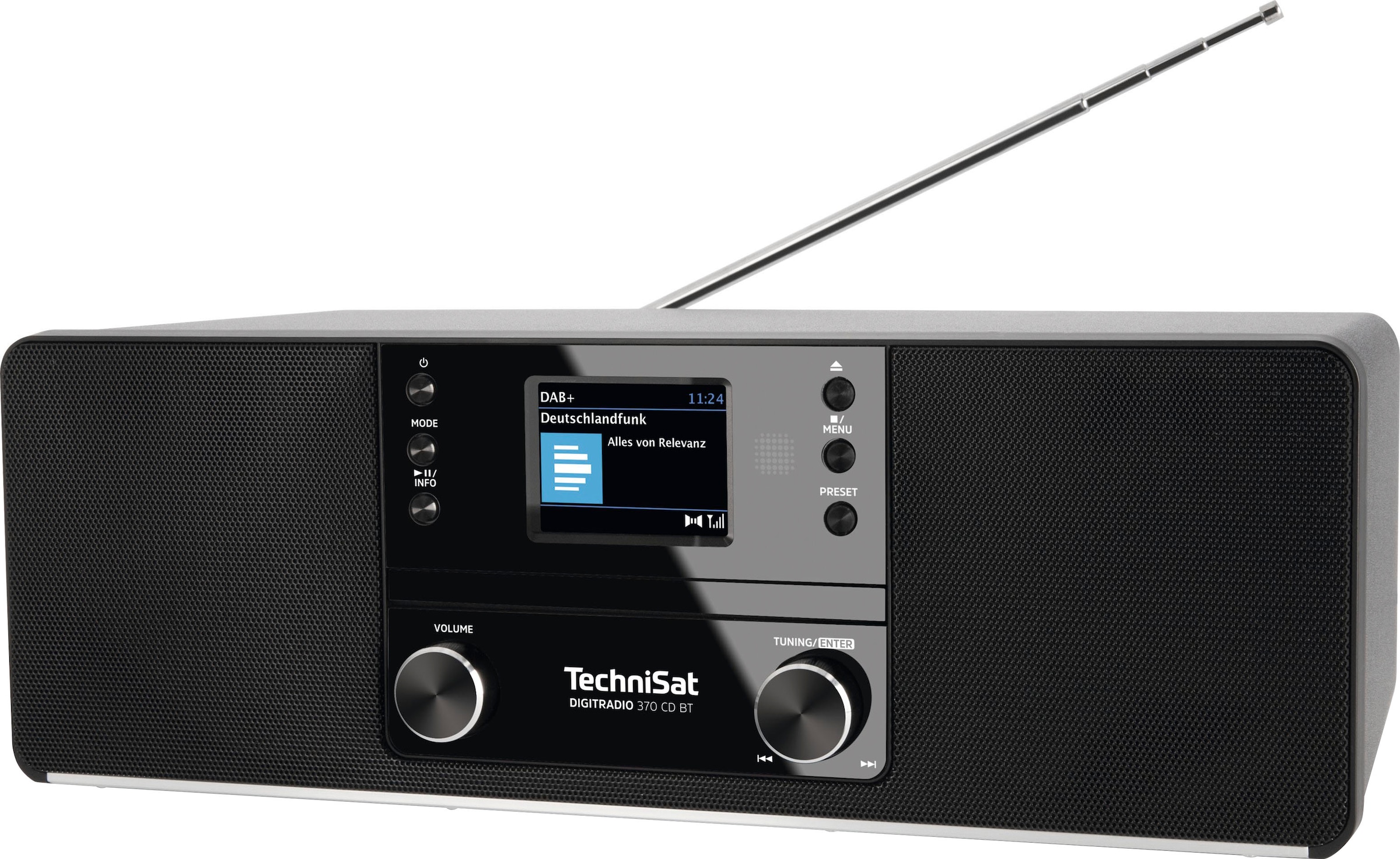 TechniSat Digitalradio (DAB+) »DIGITRADIO 370 CD BT«, (Bluetooth UKW mit RDS-Digitalradio (DAB+) 10 W)