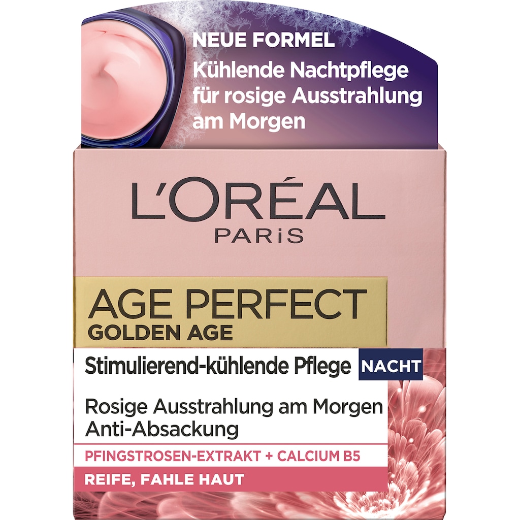 L'ORÉAL PARIS Feuchtigkeitscreme »Age Perfect Golden Age Rosé-Nachtpflege«