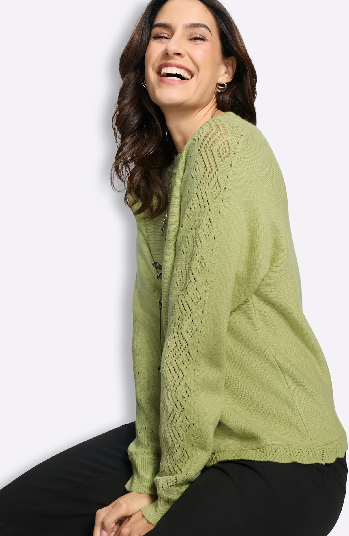 Inspirationen Strickpullover »Langarm-Pullover«