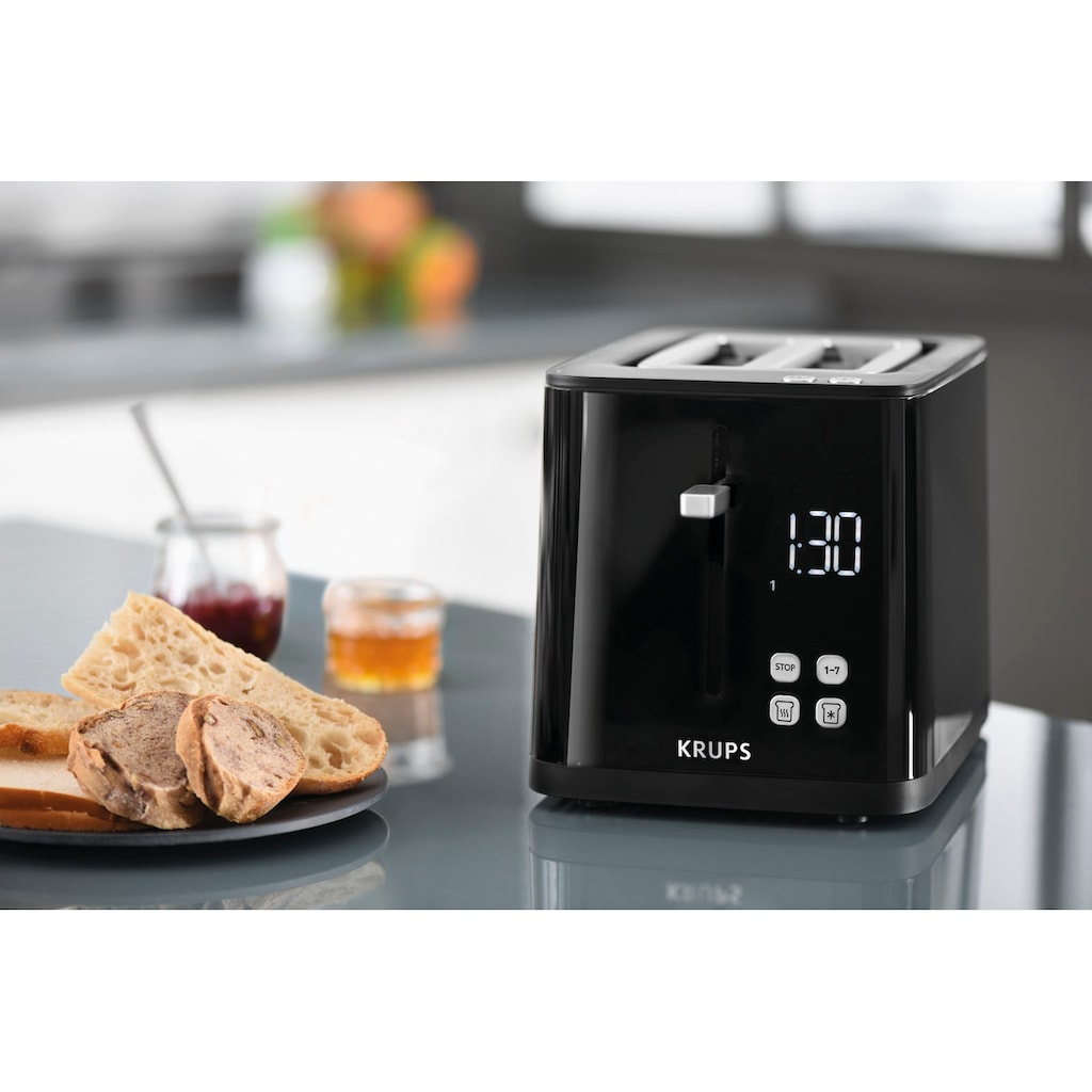 Krups Toaster »KH6418 Smart'n Light«, 2 kurze Schlitze, 800 W