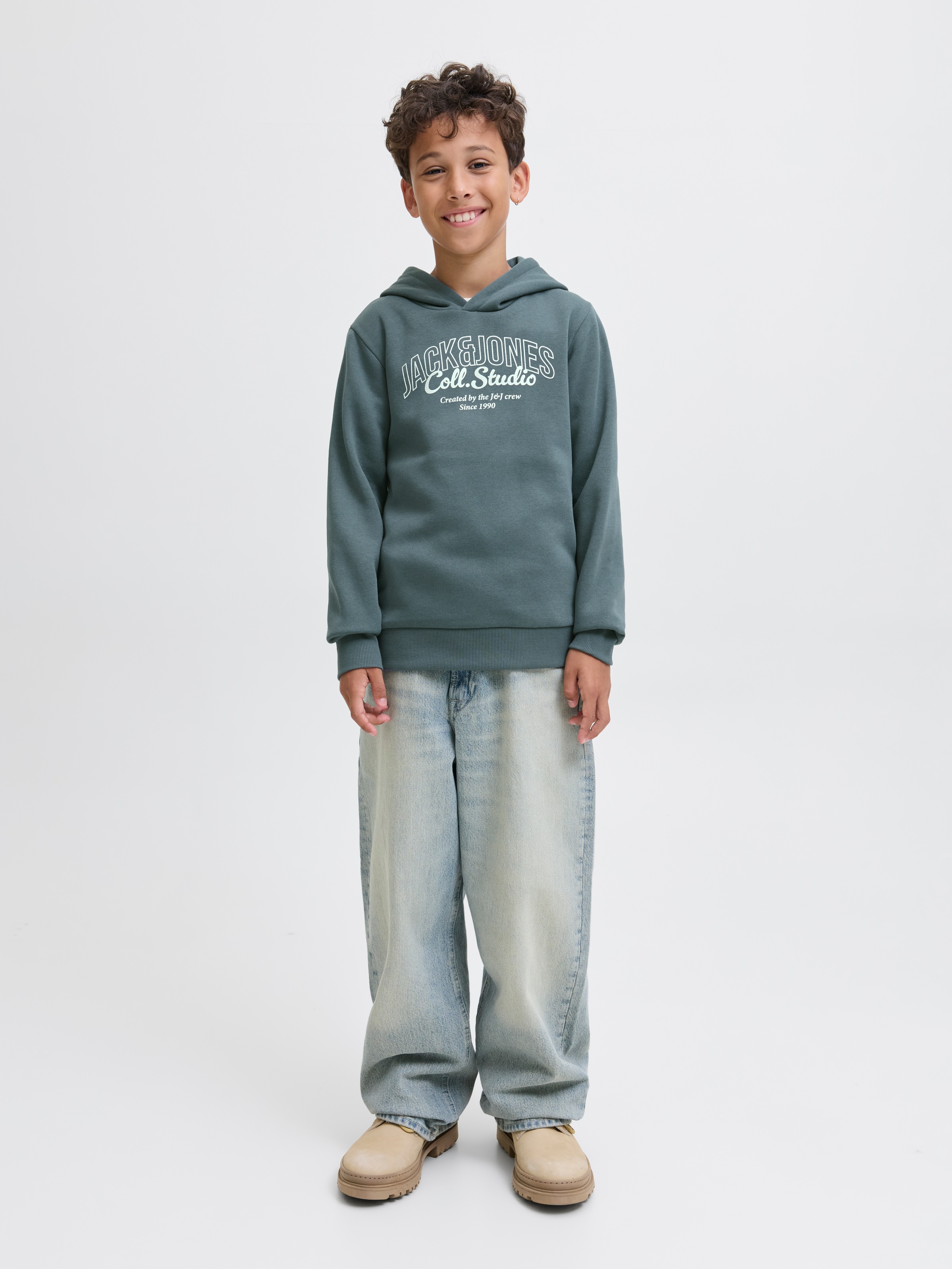 Jack & Jones Junior Kapuzensweatshirt »JJMAKOTO SWEAT HOOD JNR«
