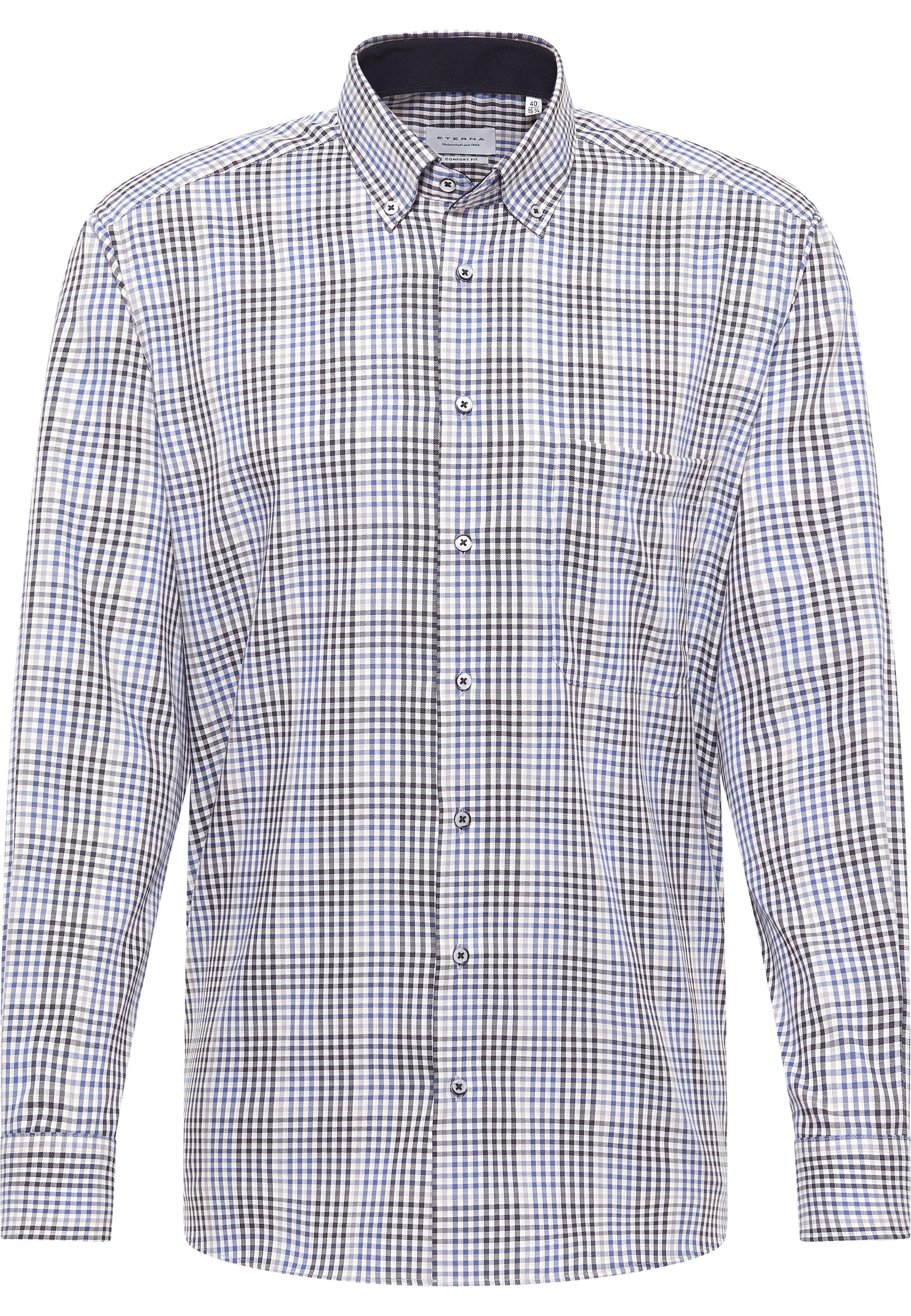 Eterna Langarmhemd »COMFORT FIT«, NON IRON (bügelfrei)