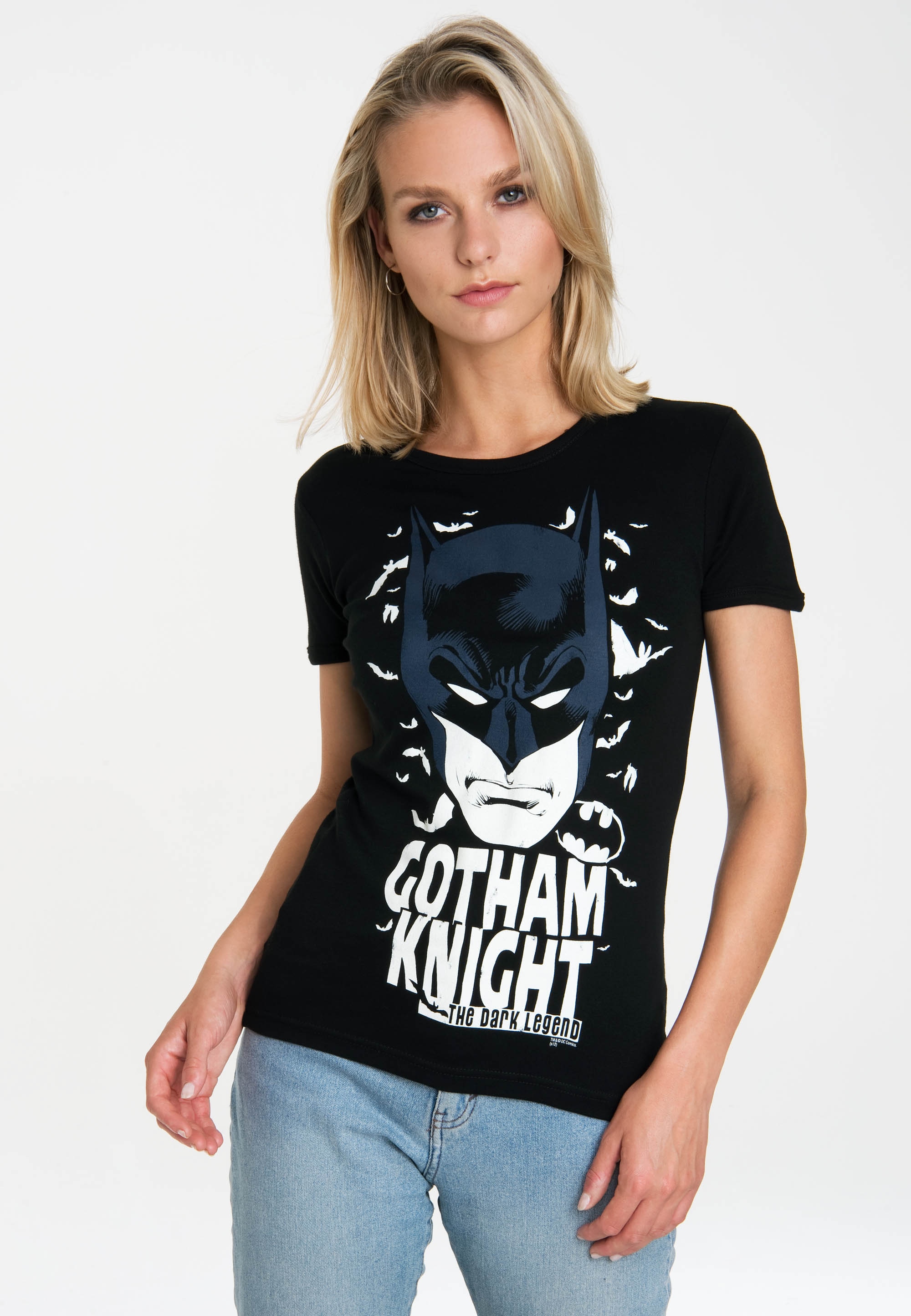 LOGOSHIRT T-Shirt »Batman - Gotham Knight«, mit lizenziertem Originaldesign