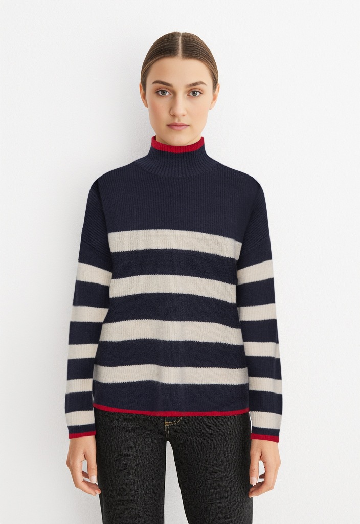 ONLY Strickpullover »ONLKATIA LS RIB HIGHNECK CC KNT«