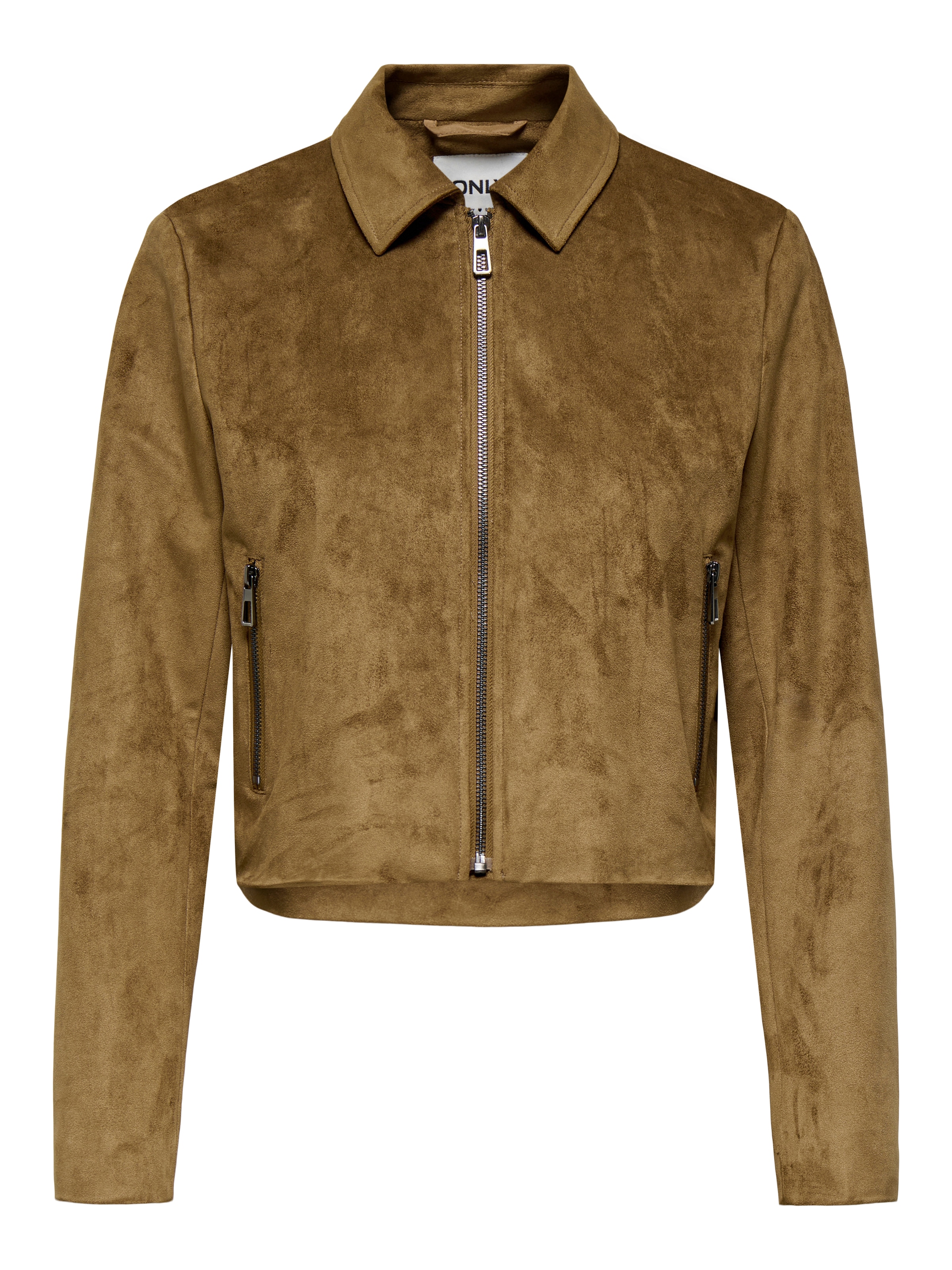 ONLY Kurzjacke »ONLTULIP FAUX SUEDE ZIP JACKET OTW«