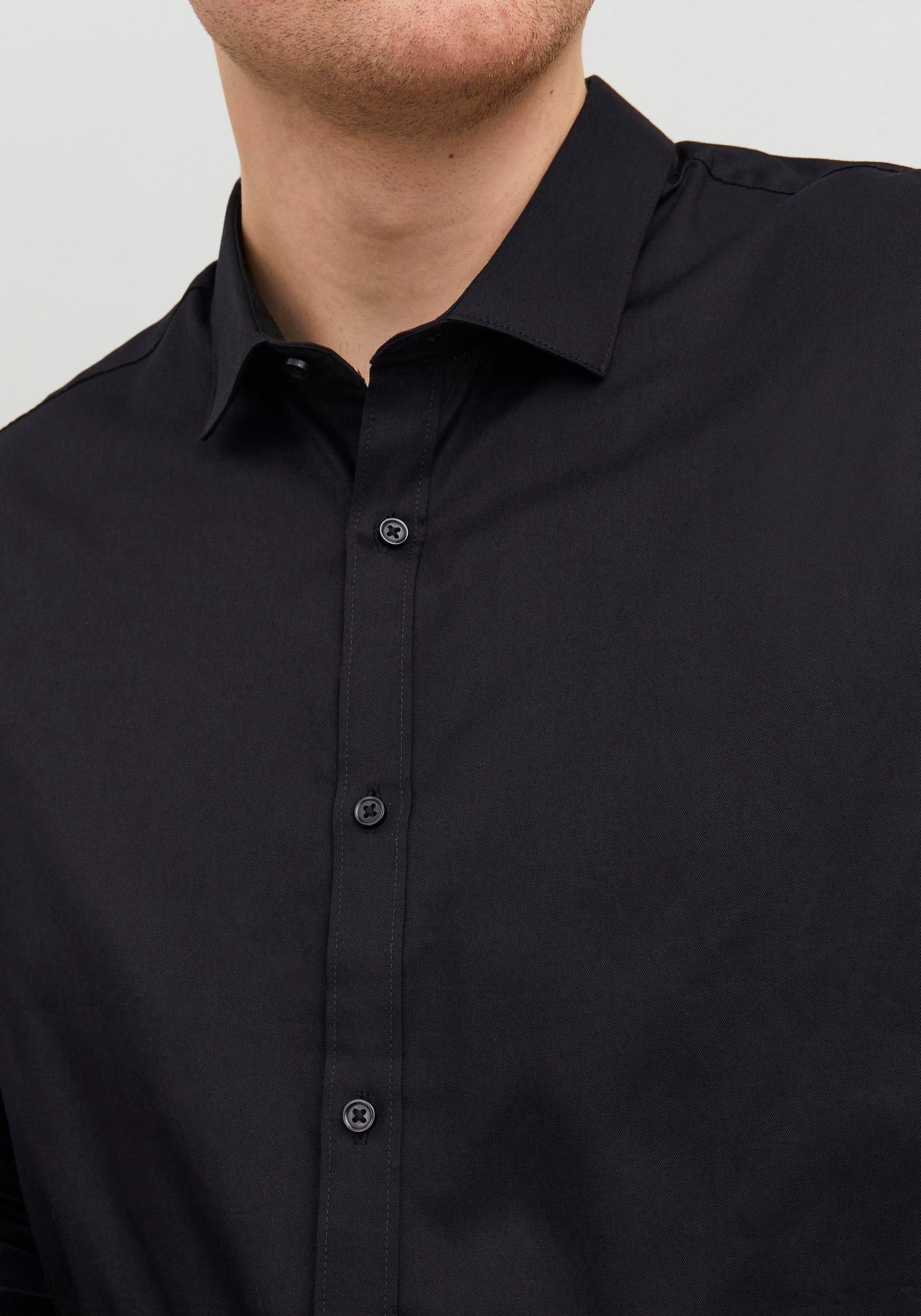 Jack & Jones PlusSize Langarmhemd »JPRBLACARDIFF SHIRT«