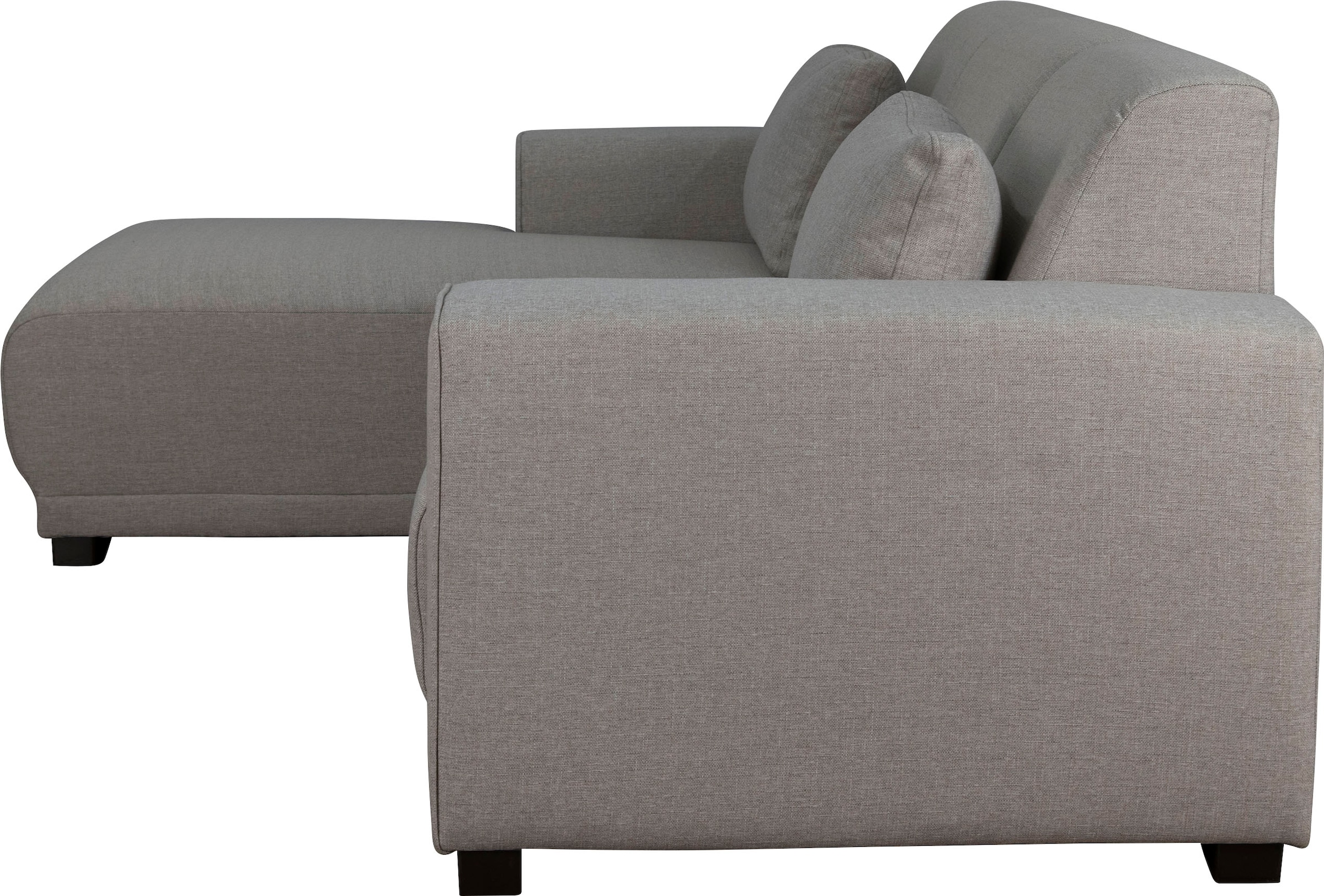 OTTO home Ecksofa »BORNHOLM L-Form, B: 234 cm - OTTO. Verlässliche Qualität.« Recamiere links oder rechts bestellbar, Wellenfederung, inkl. 2 Kissen