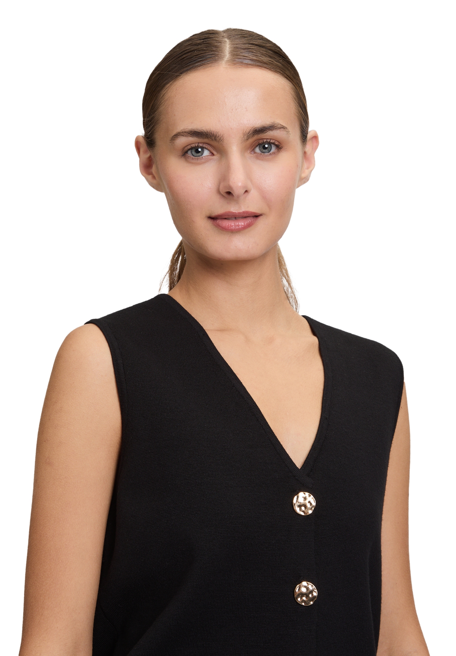 Betty Barclay Strickjacke »Strickweste mit Knöpfen«