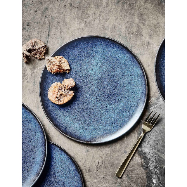 aida RAW Dessertteller »Midnight blue«, (Set, 6 St.), Steinzeug, Ø 20 cm  online bei OTTO