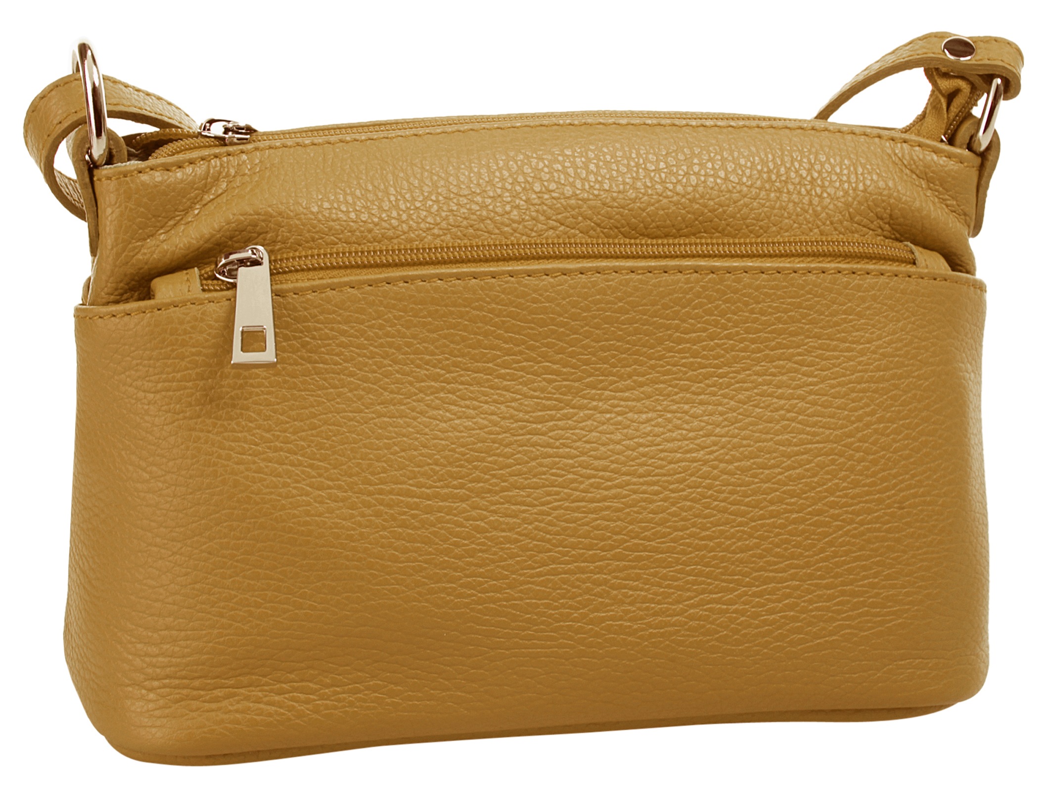 Cluty Umhängetasche, echt Leder, Made in Italy