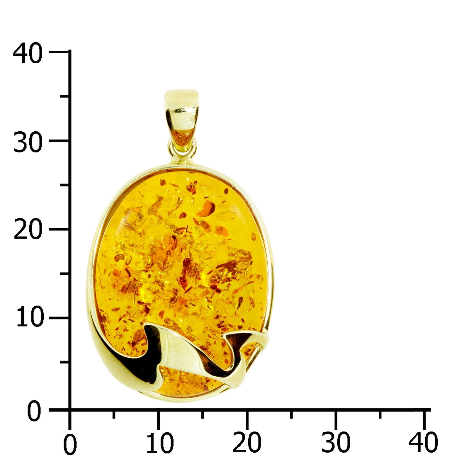 OSTSEE-SCHMUCK Kettenanhänger »- Wencke - Gold 333/000 - Bernstein«