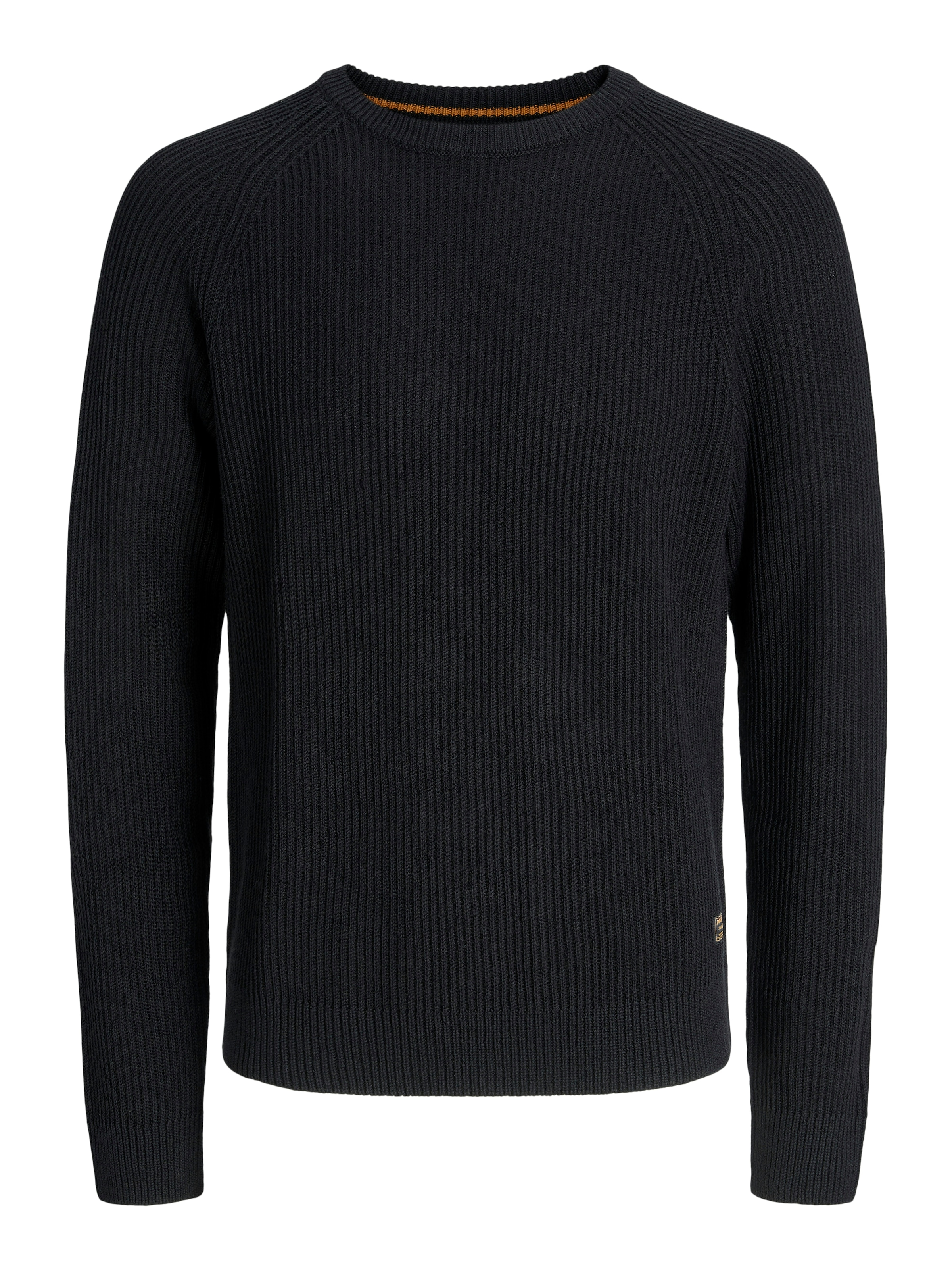 Jack & Jones Rundhalspullover »JJPANNEL KNIT CREW NECK AW25«