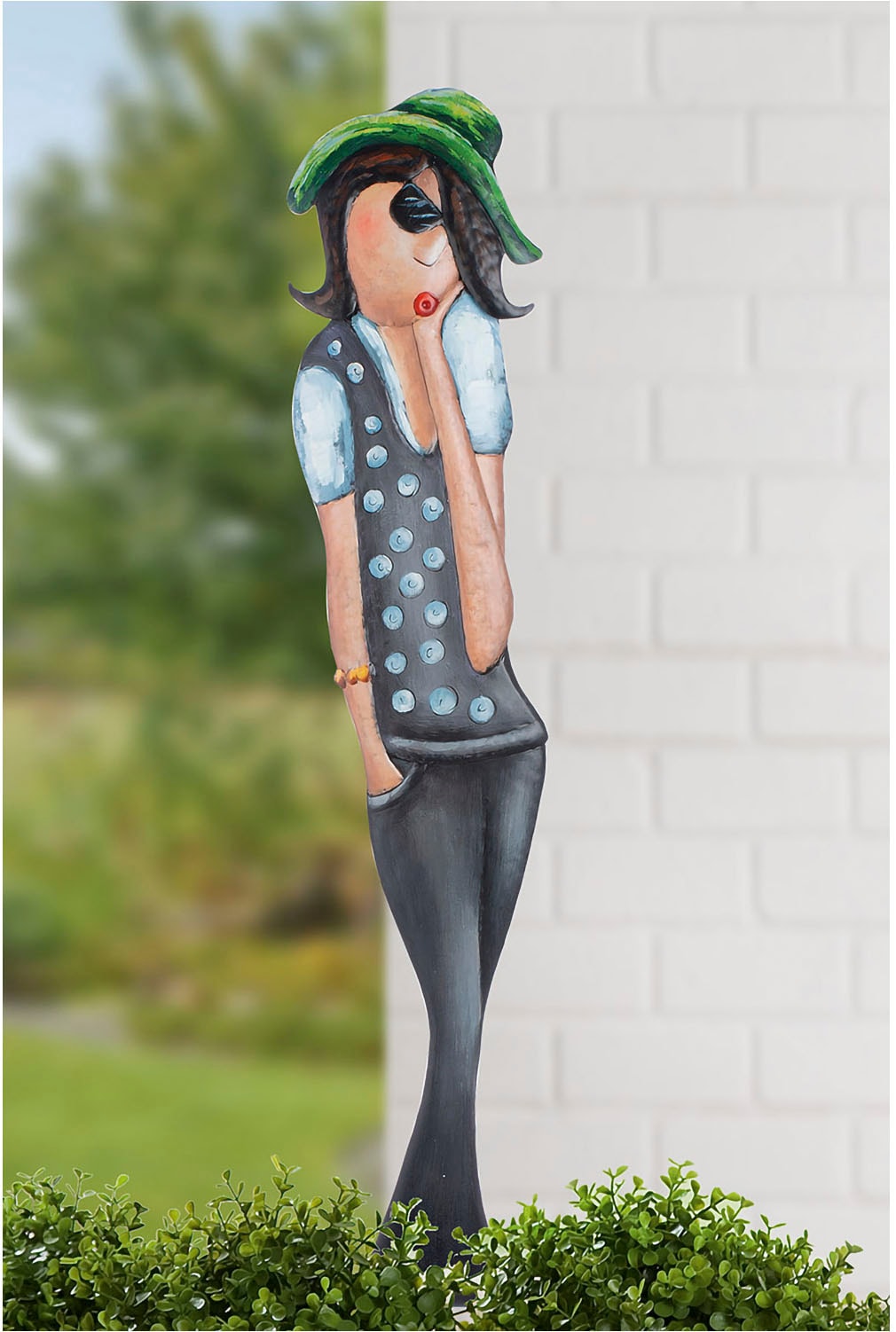 Casablanca By Gilde Gartenstecker »Gartenstecker "Celine"« in grau, Größe 140 cm