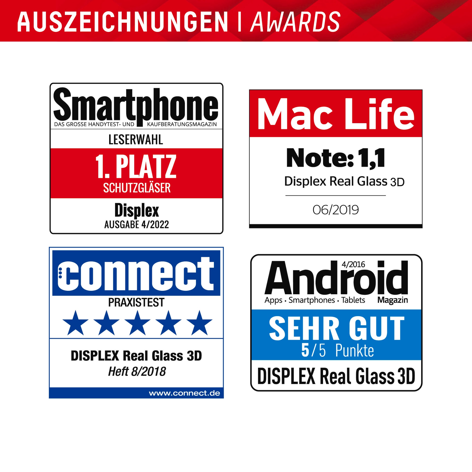 Displex Displayschutzglas »Real Glass 3D«, für Xiaomi Redmi Note 13 Pro+ 5G, (1 St.), Bildschirmschutz, Displayschutzfolie,Einfach anbringen,kratz-&stoßfest