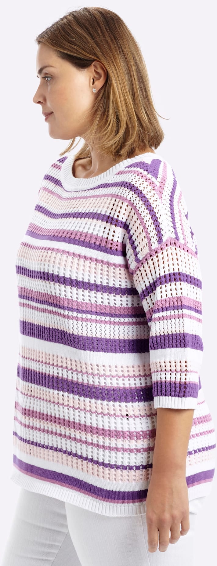 Sheego 3/4 Arm-Pullover »3/4-Arm-Pullover«