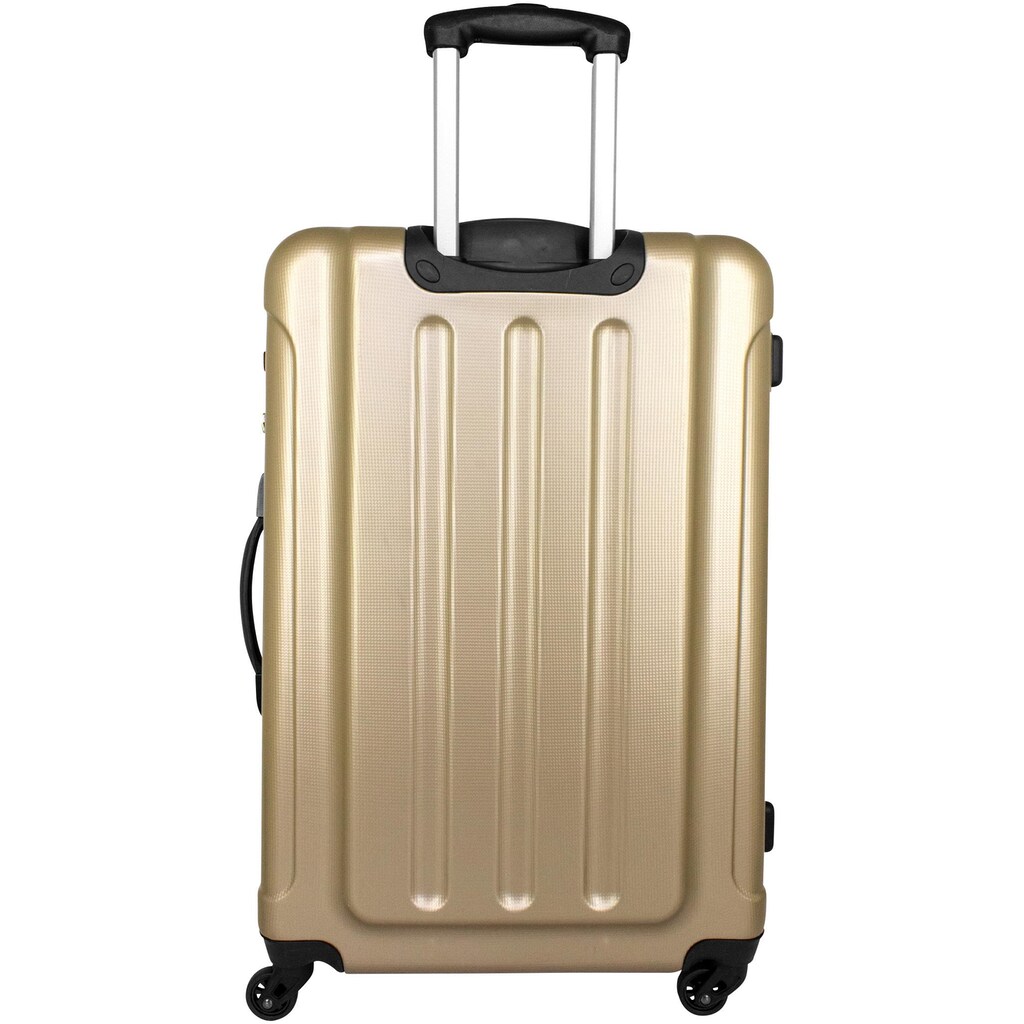 F23™ Hartschalen-Trolley »Wave 3.0, 78 cm, ricegold«, 4 Rollen