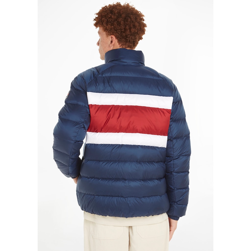 Tommy Jeans Plus Steppjacke »TJM BLOCK STRIPE LT DOWN JKT EXT«