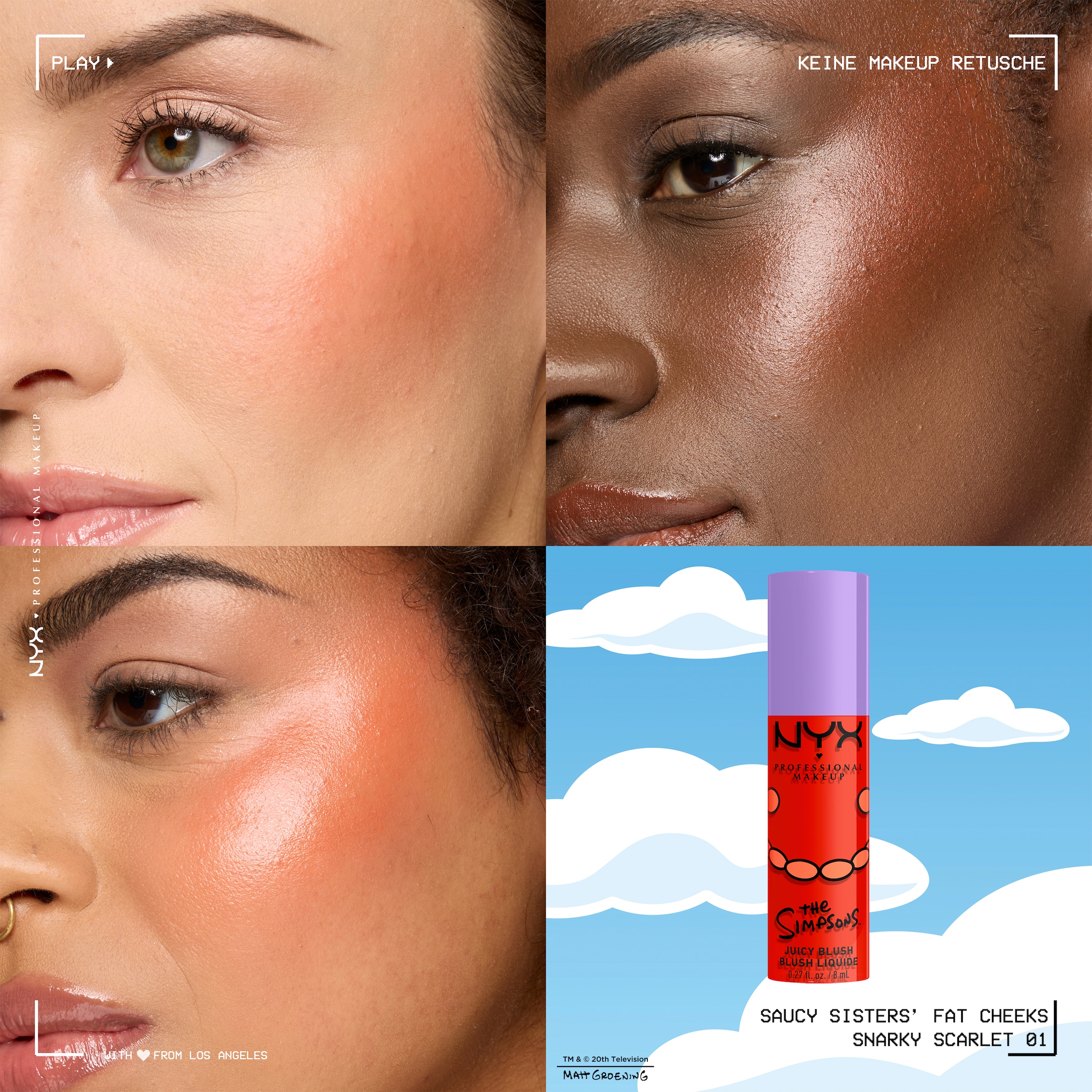 NYX PROFESSIONAL MAKEUP Rouge »SAUCY SISTERS LIQUID BLUSH«