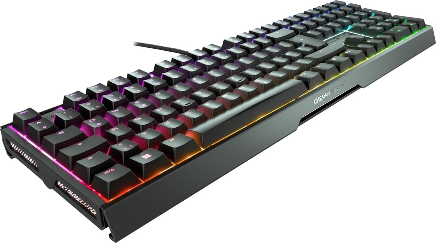Cherry Xtrfy Gaming-Tastatur »MX 3.1 RGB BLACK / DE«, (ergonomische Form), Konfigurierbare Beleuchtung