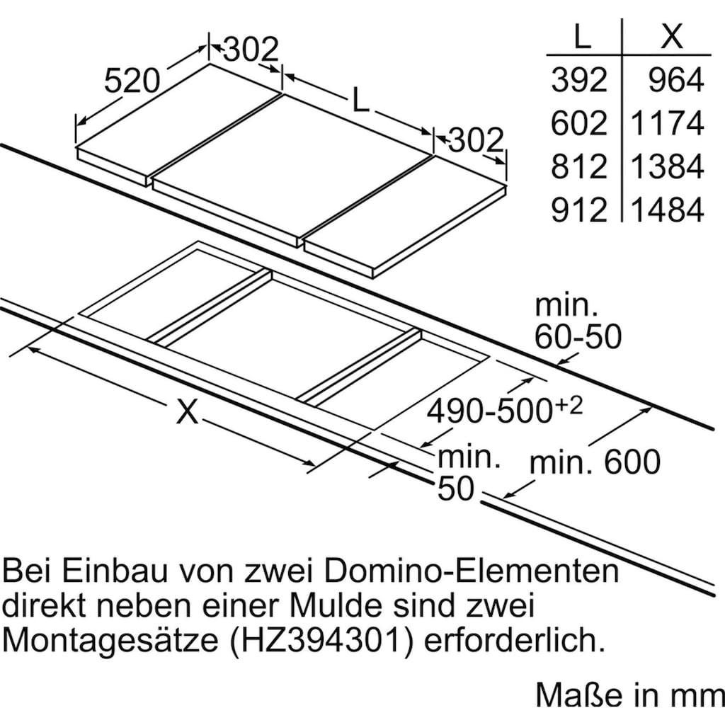 SIEMENS Flex-Induktions-Kochfeld »EX375FXB1E«, EX375FXB1E