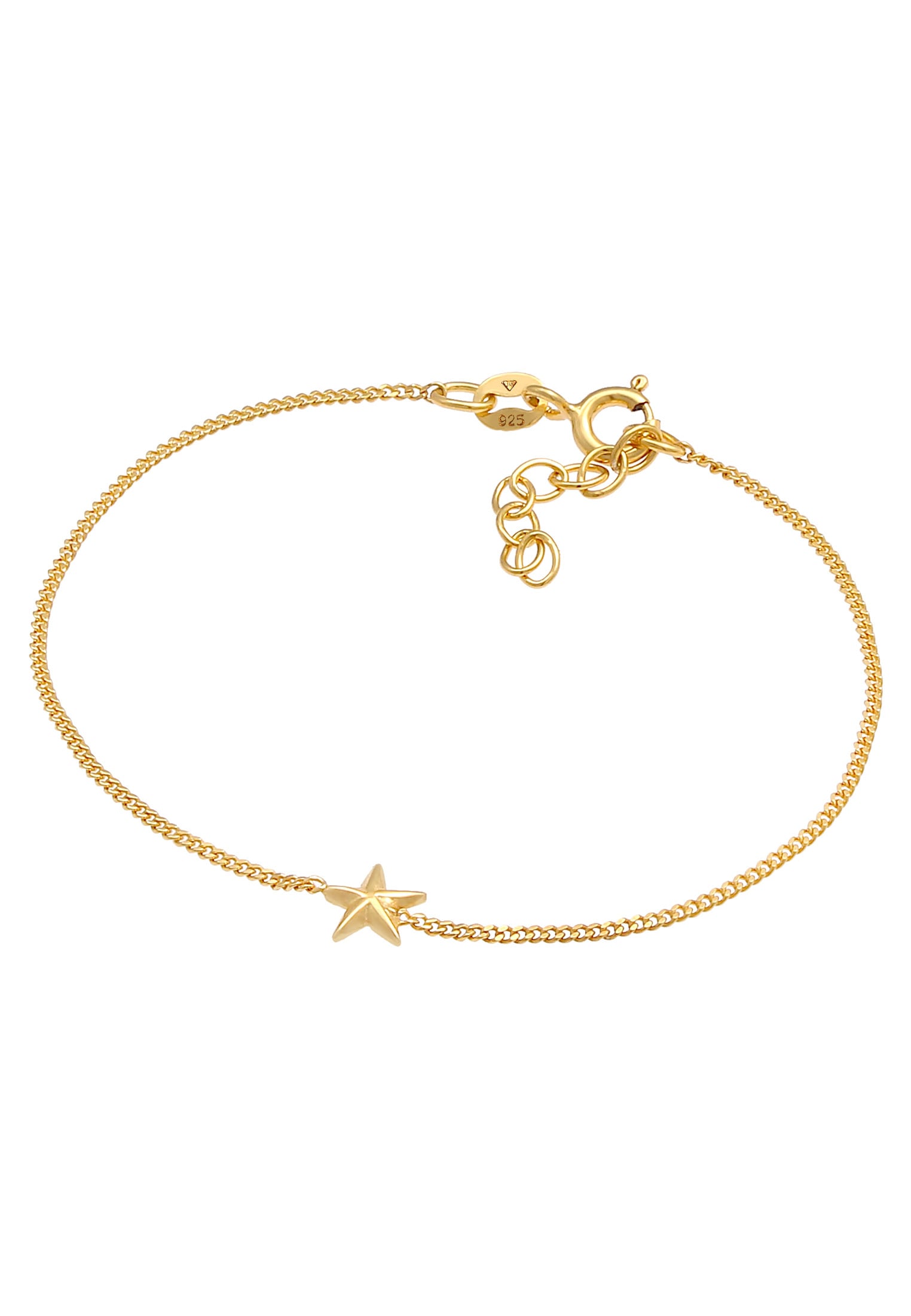 Elli Armkette »Armband Kinder Stern Star Strahlen 925 Silber«