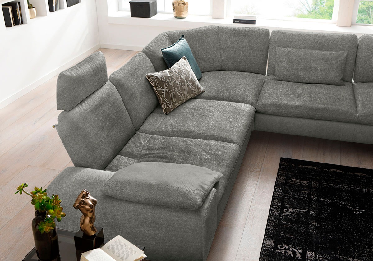 W.SCHILLIG Ecksofa »valentinoo, Designsofa, elegant und bequem, L-Form«, (Set), mit Sitztiefenverstellung, Breite 318 cm