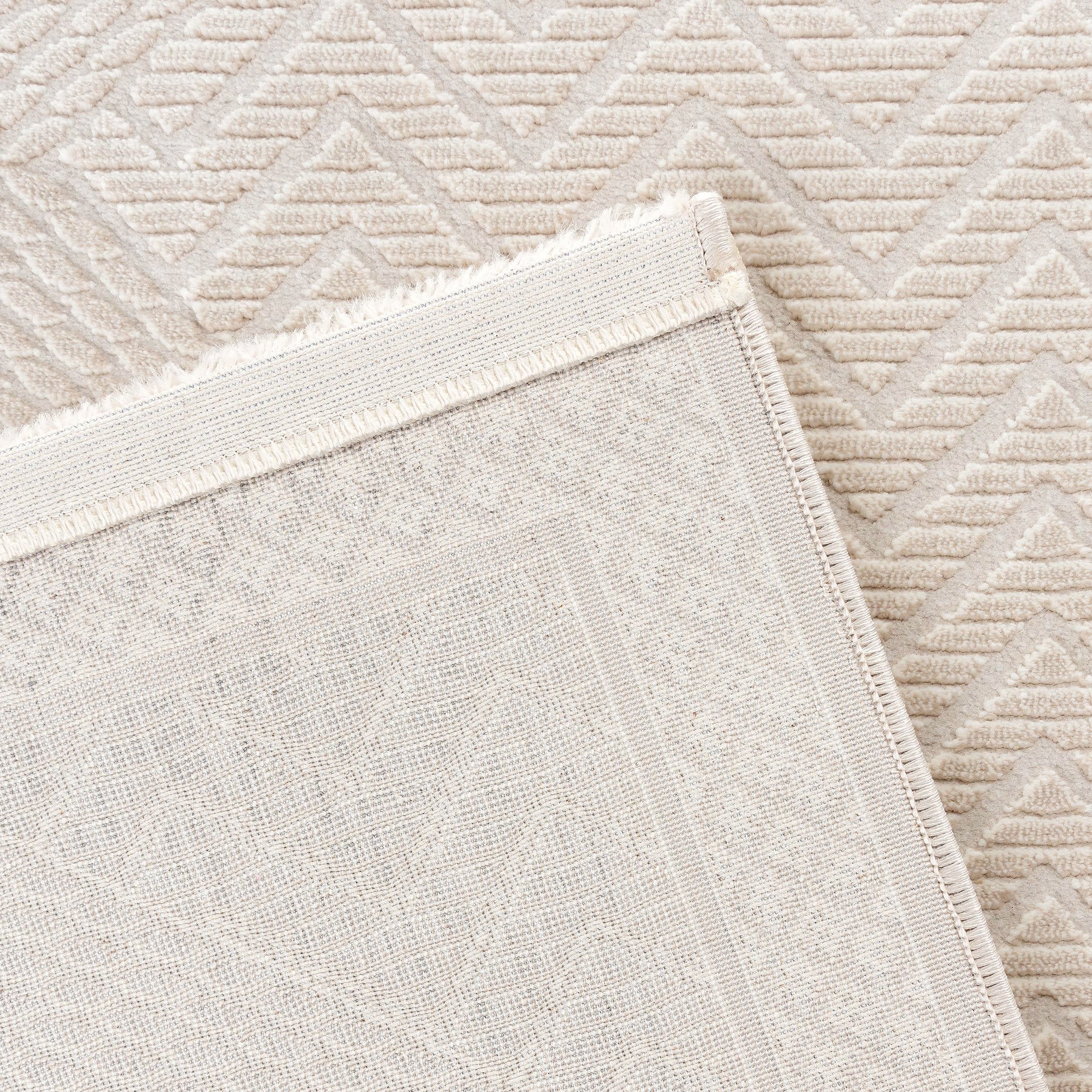 Sehrazat Teppich »Luxury 6600«, rechteckig, 13 mm Höhe, Wohnzimmer, Kurzflor, Hoch Tief Struktur