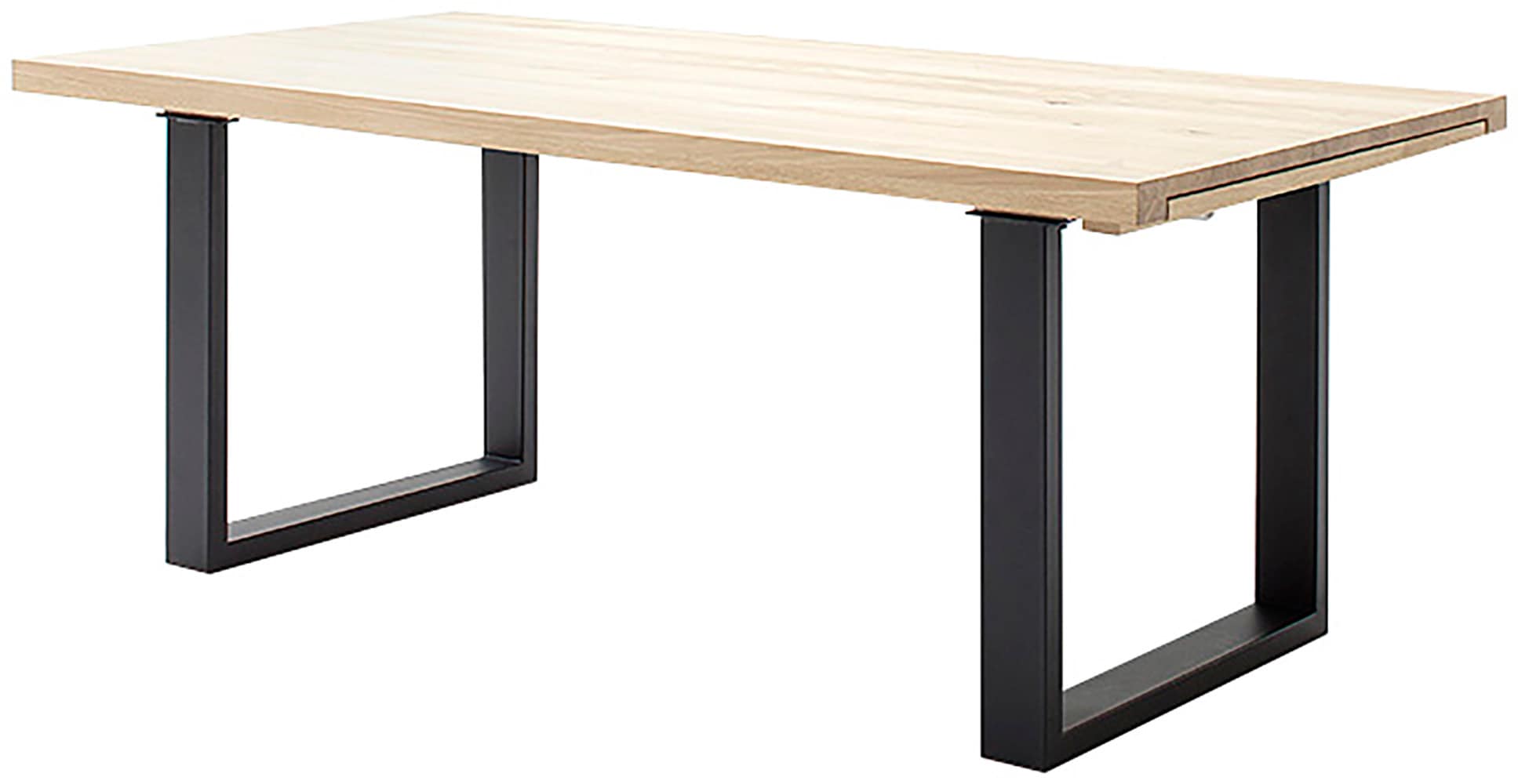 MCA furniture Kulissen-Esstisch »Dayton Esstisch Kufentisch«, Synchronauszug,ausziehbar,eiche,massiv,extra lang,XXL,belastbar 50 kg