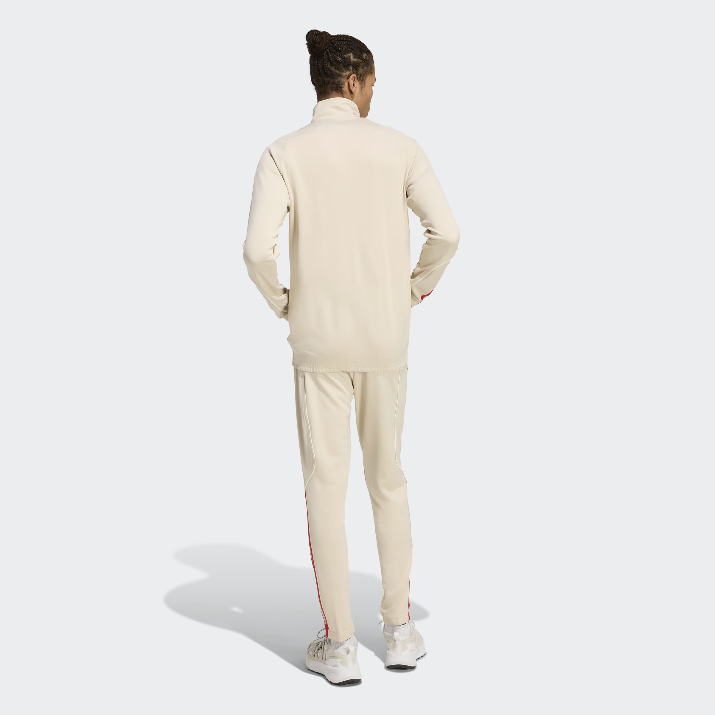 adidas Sportswear Trainingsanzug »M 3S STADIUM TS« 2 tlg. zweiteiliges Set aus Jacke und Hose, aus leichtem Polyester