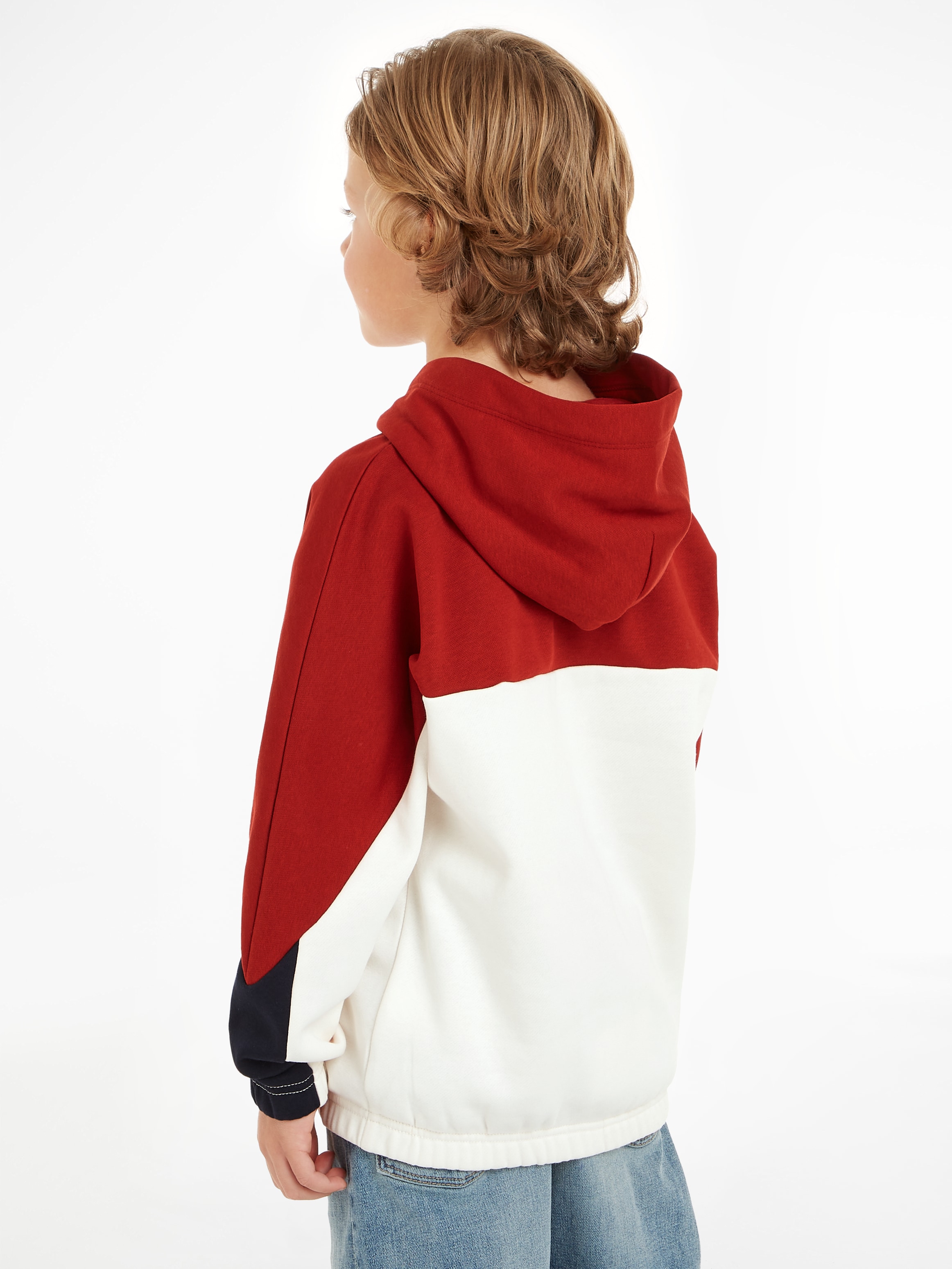 Tommy Hilfiger Kapuzensweatshirt »COLORBLOCK FLEECE HOODIE«, Kinder bis 16 Jahre