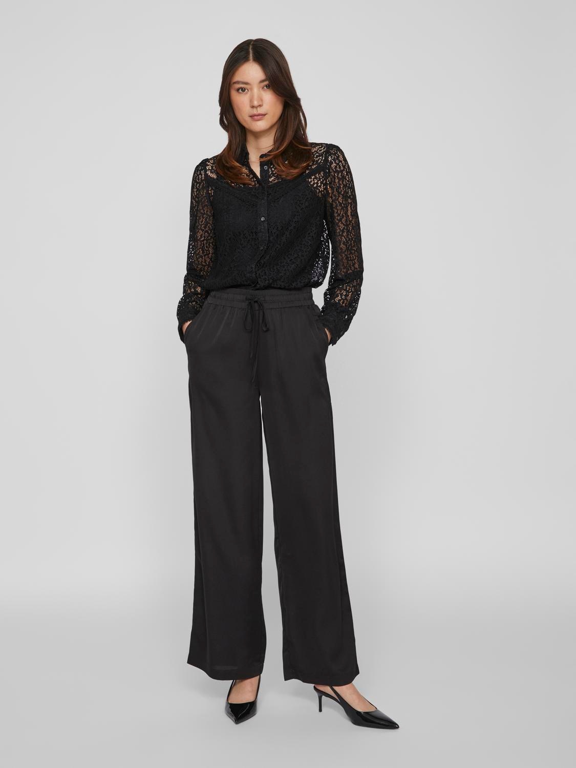 Vila Schlupfhose »VIELLETTE HW WIDE PANTS-NOOS«