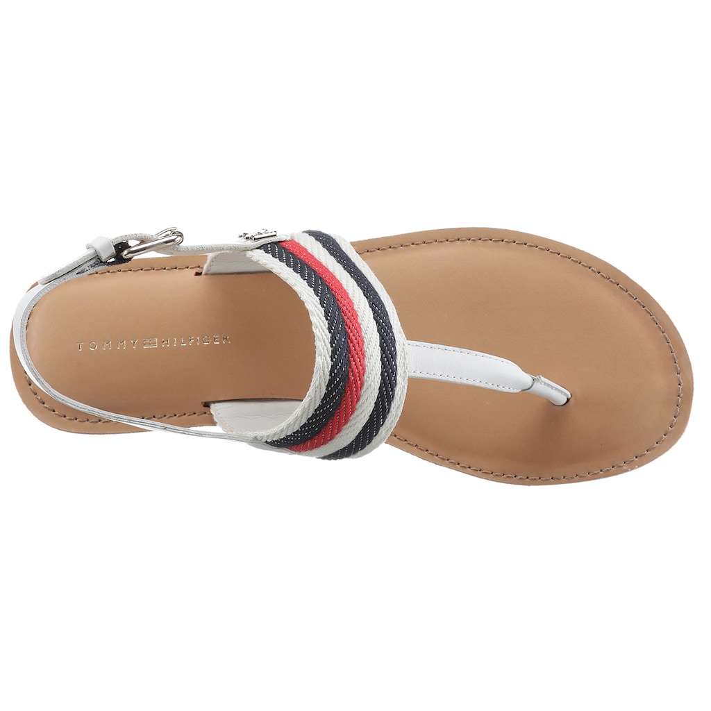 Tommy Hilfiger Riemchensandale »FLAT SANDAL CORPORATE«