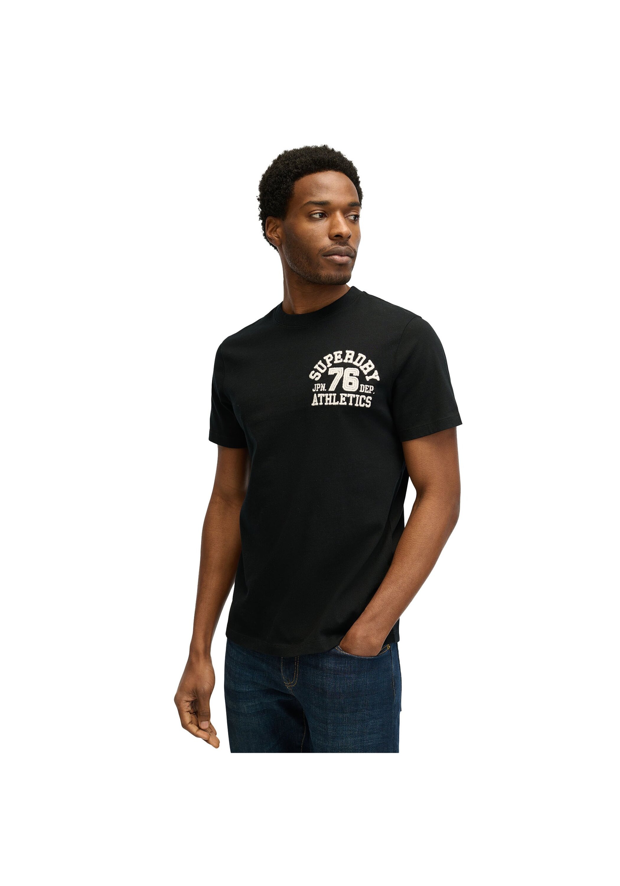 Superdry T-Shirt »T-Shirt Embroider Superstate Logo Tee 1er Pack«