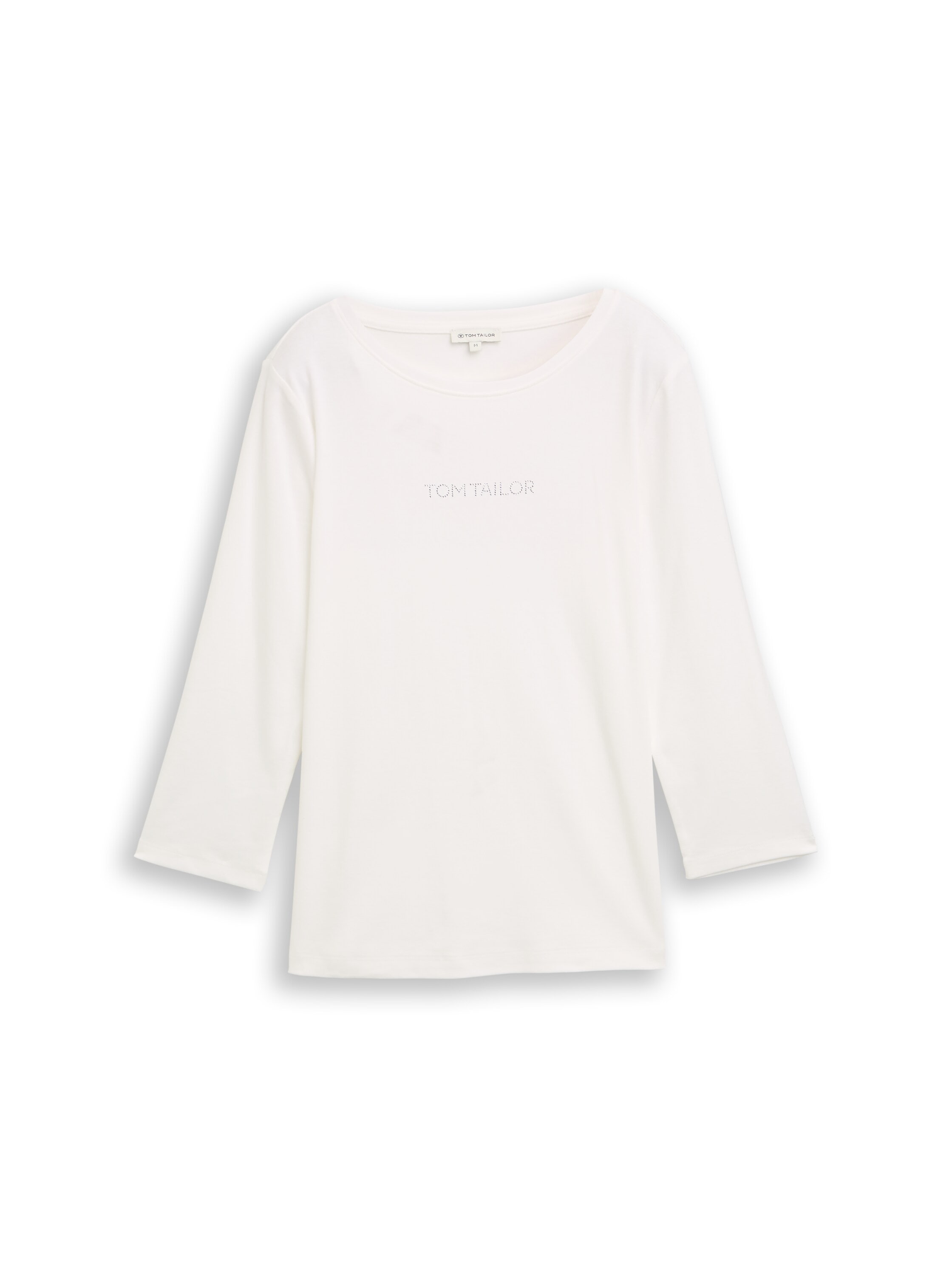 TOM TAILOR 3/4-Arm-Shirt mit Logo Schriftzug